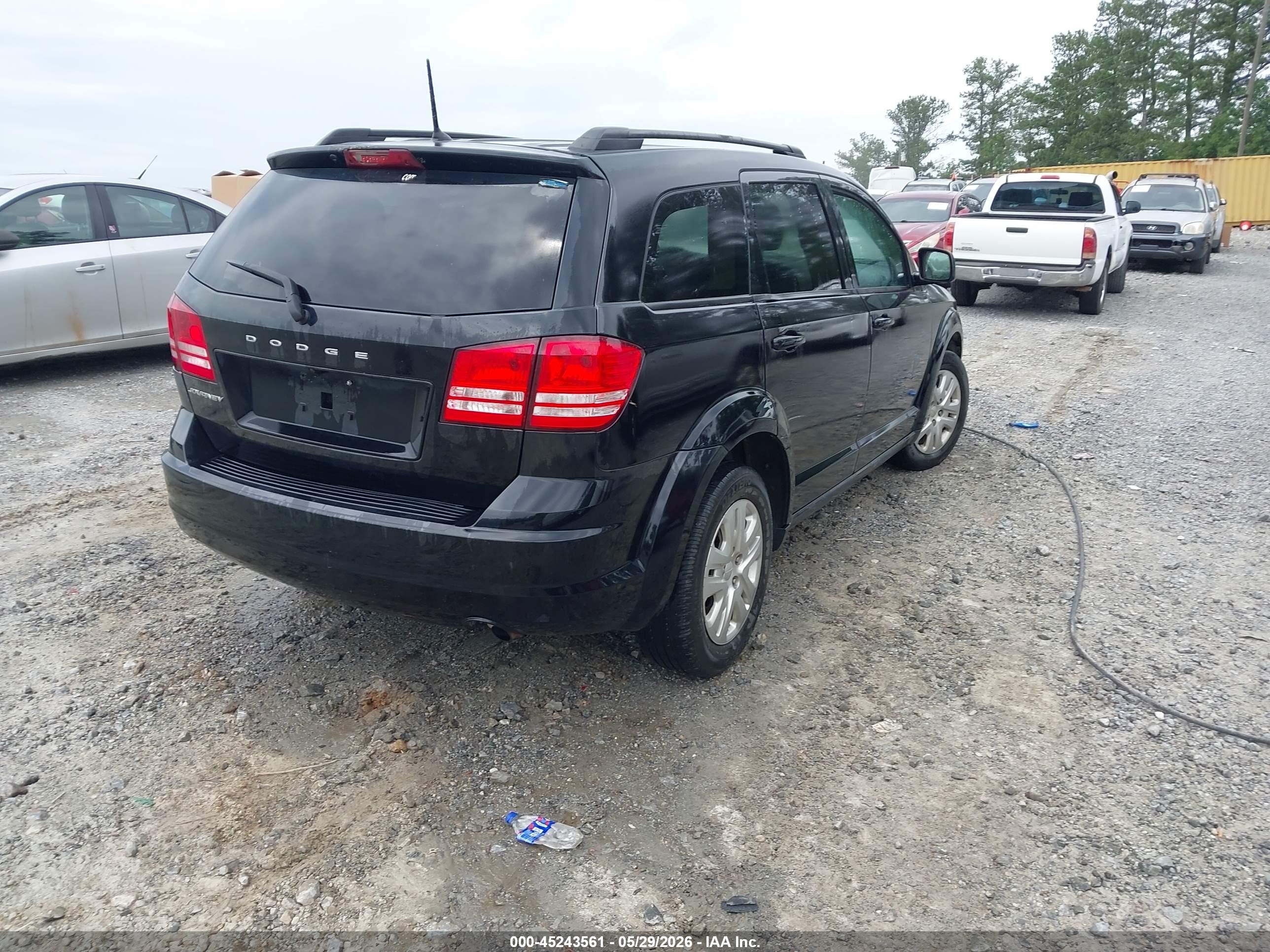 2018 Dodge Journey Se Black vin: 3C4PDCAB2JT531208