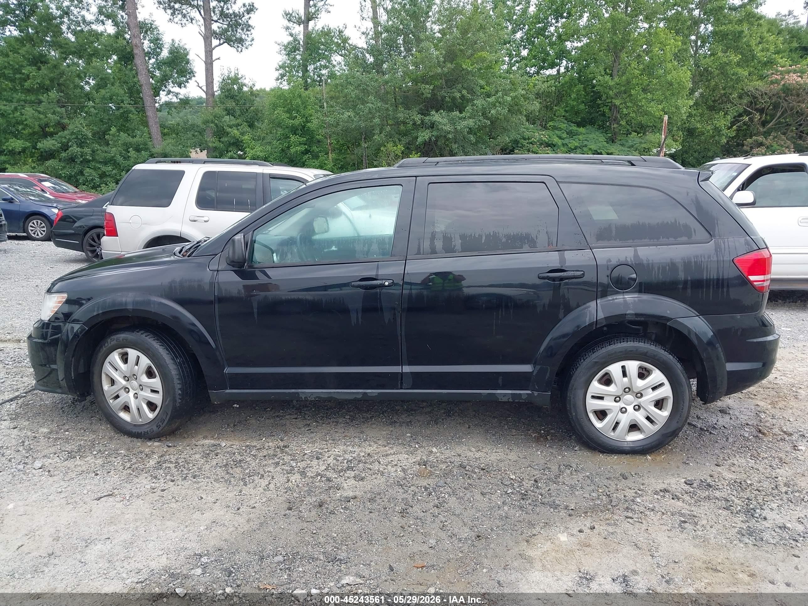 2018 Dodge Journey Se Black vin: 3C4PDCAB2JT531208