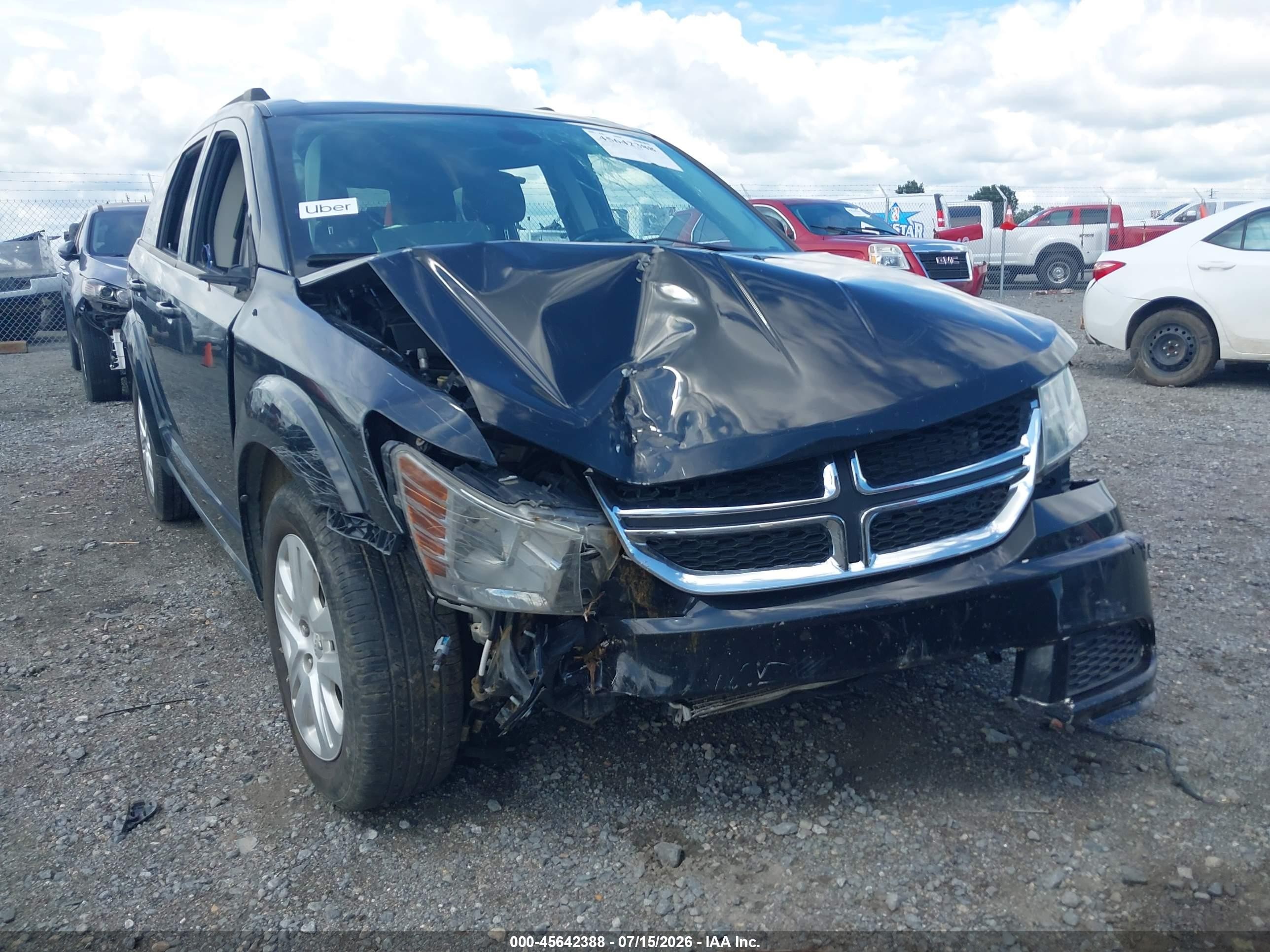 2020 Dodge Journey Se Value Black vin: 3C4PDCAB2LT220476