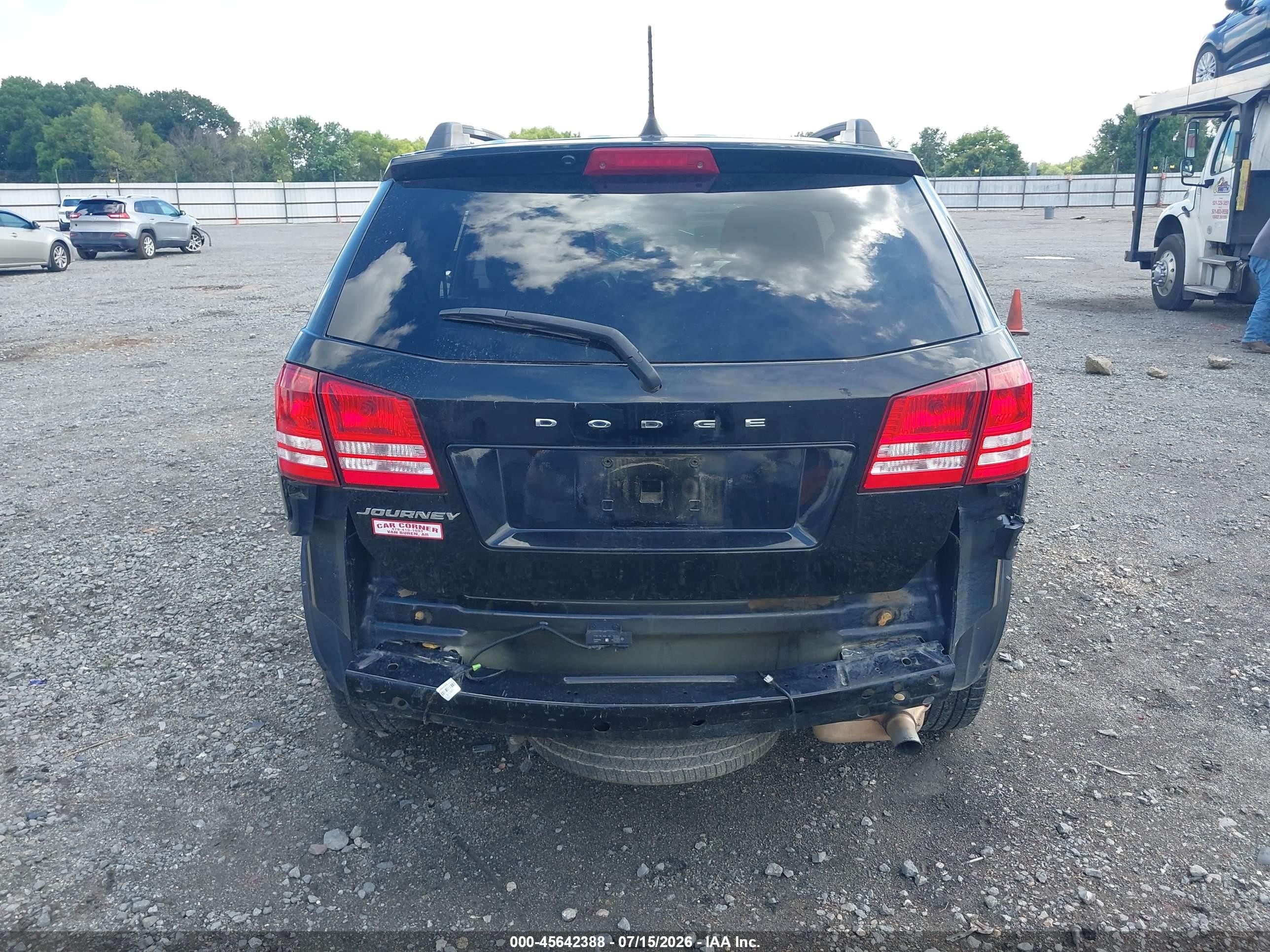 2020 Dodge Journey Se Value Black vin: 3C4PDCAB2LT220476