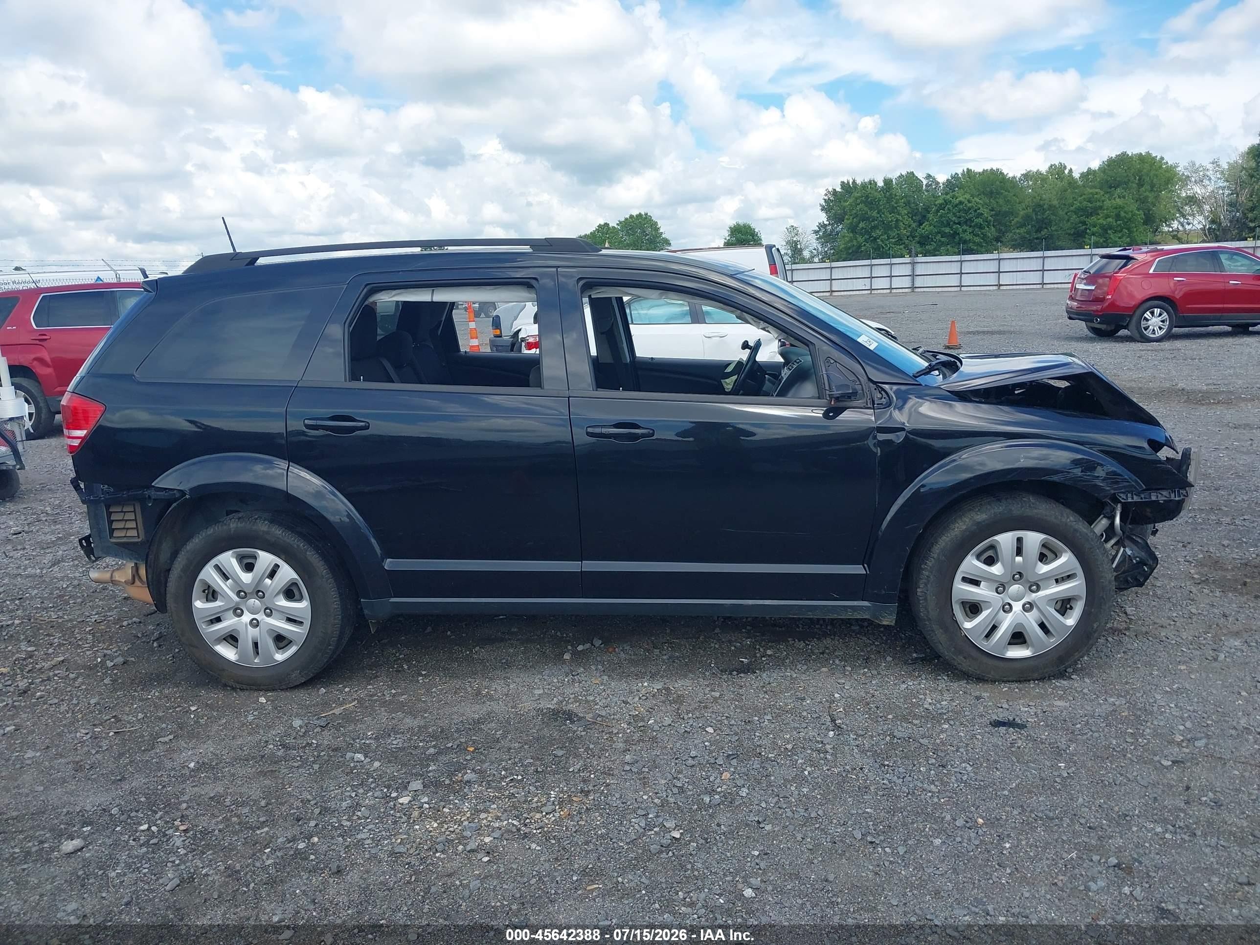 2020 Dodge Journey Se Value Black vin: 3C4PDCAB2LT220476