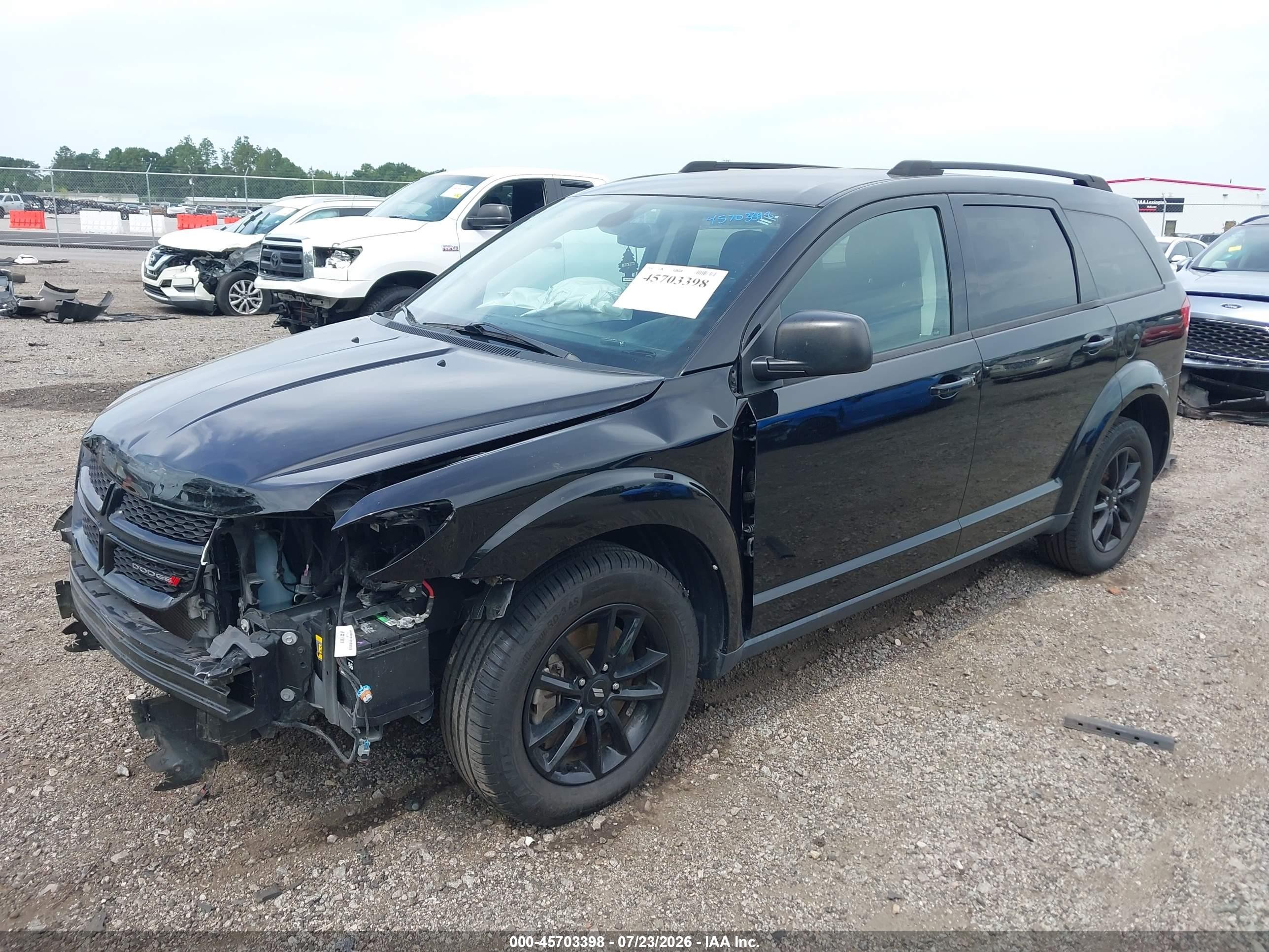 2020 Dodge Journey Se Value Black vin: 3C4PDCAB2LT271797