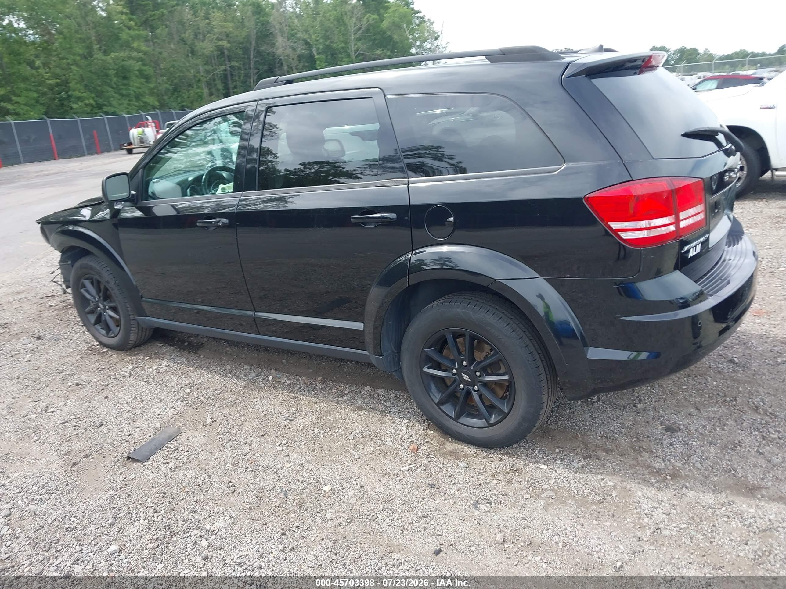 2020 Dodge Journey Se Value Black vin: 3C4PDCAB2LT271797