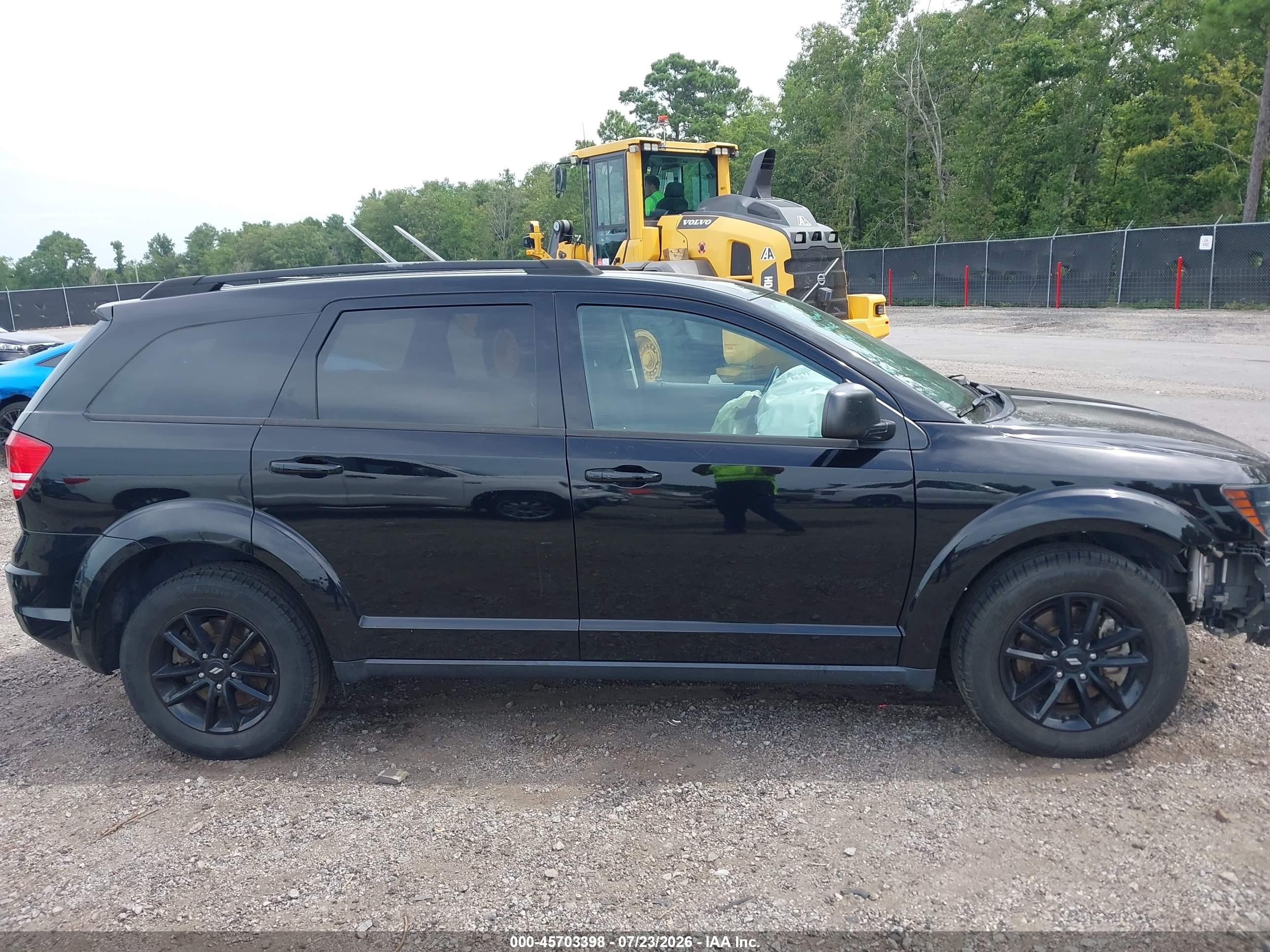 2020 Dodge Journey Se Value Black vin: 3C4PDCAB2LT271797