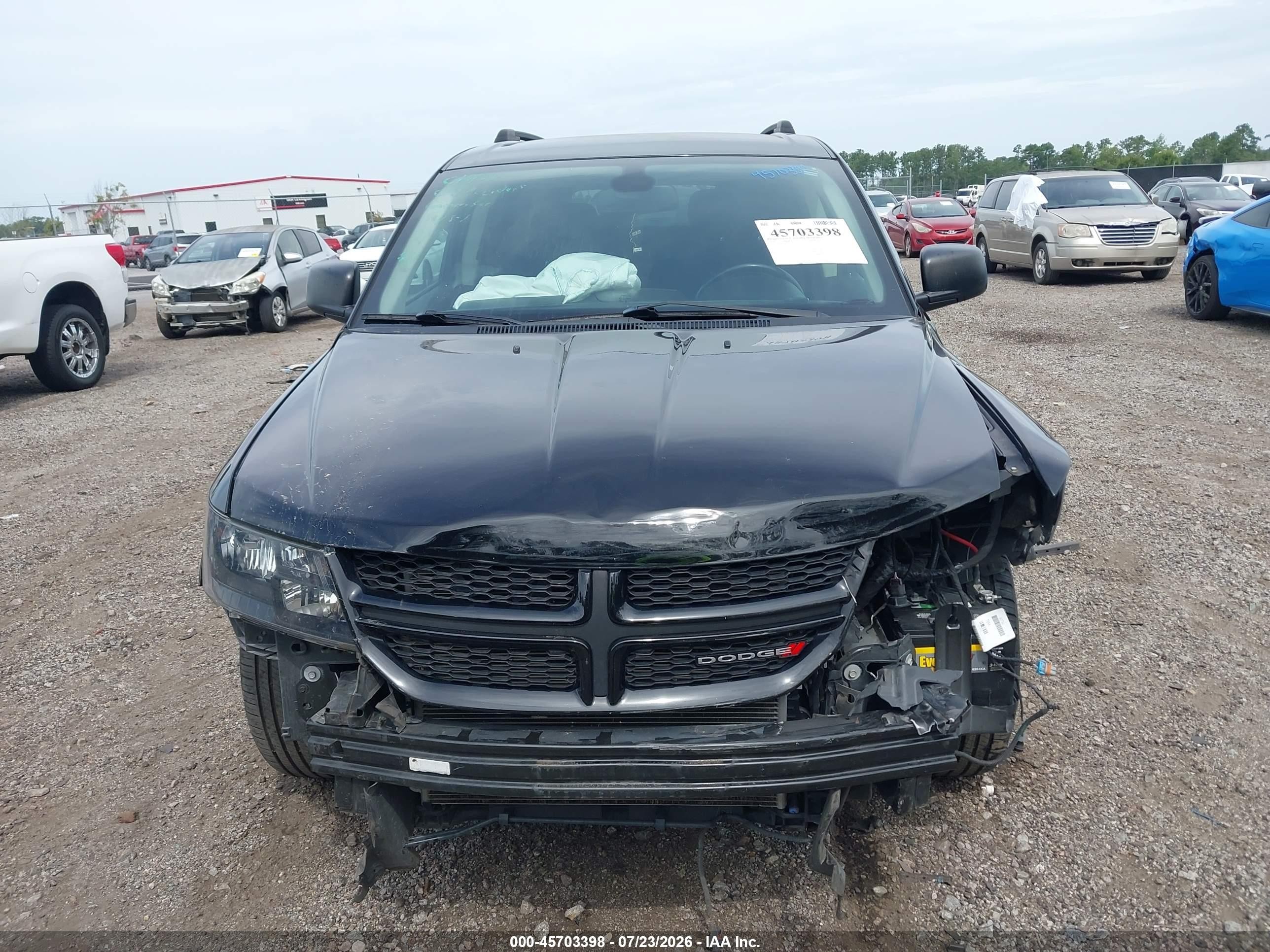 2020 Dodge Journey Se Value Black vin: 3C4PDCAB2LT271797