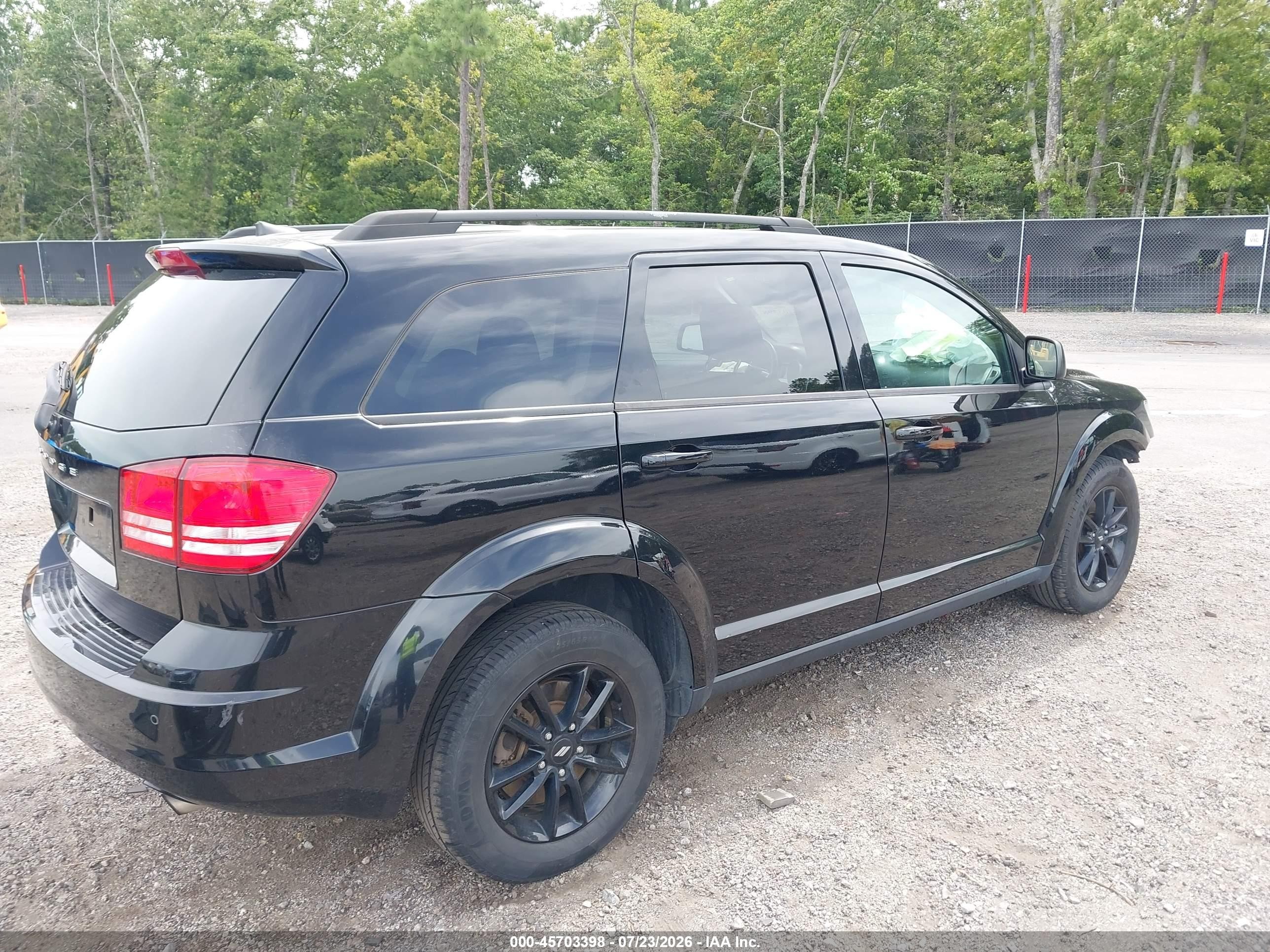 2020 Dodge Journey Se Value Black vin: 3C4PDCAB2LT271797