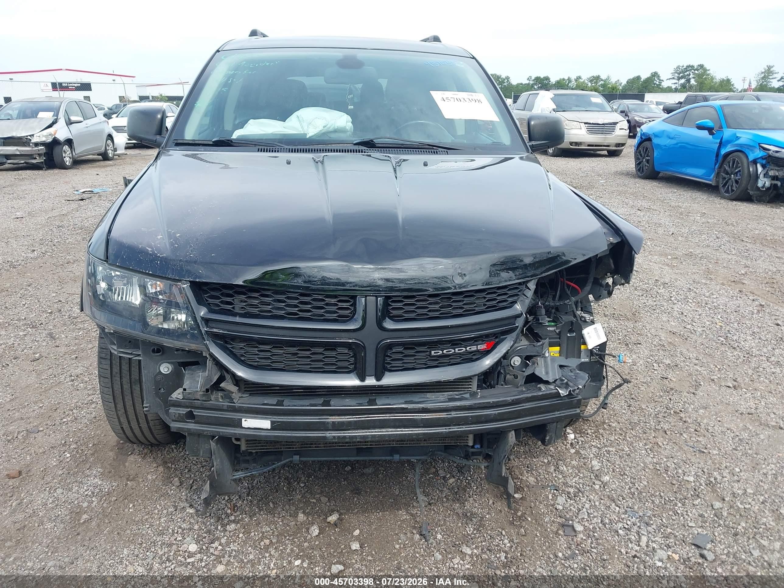 2020 Dodge Journey Se Value Black vin: 3C4PDCAB2LT271797