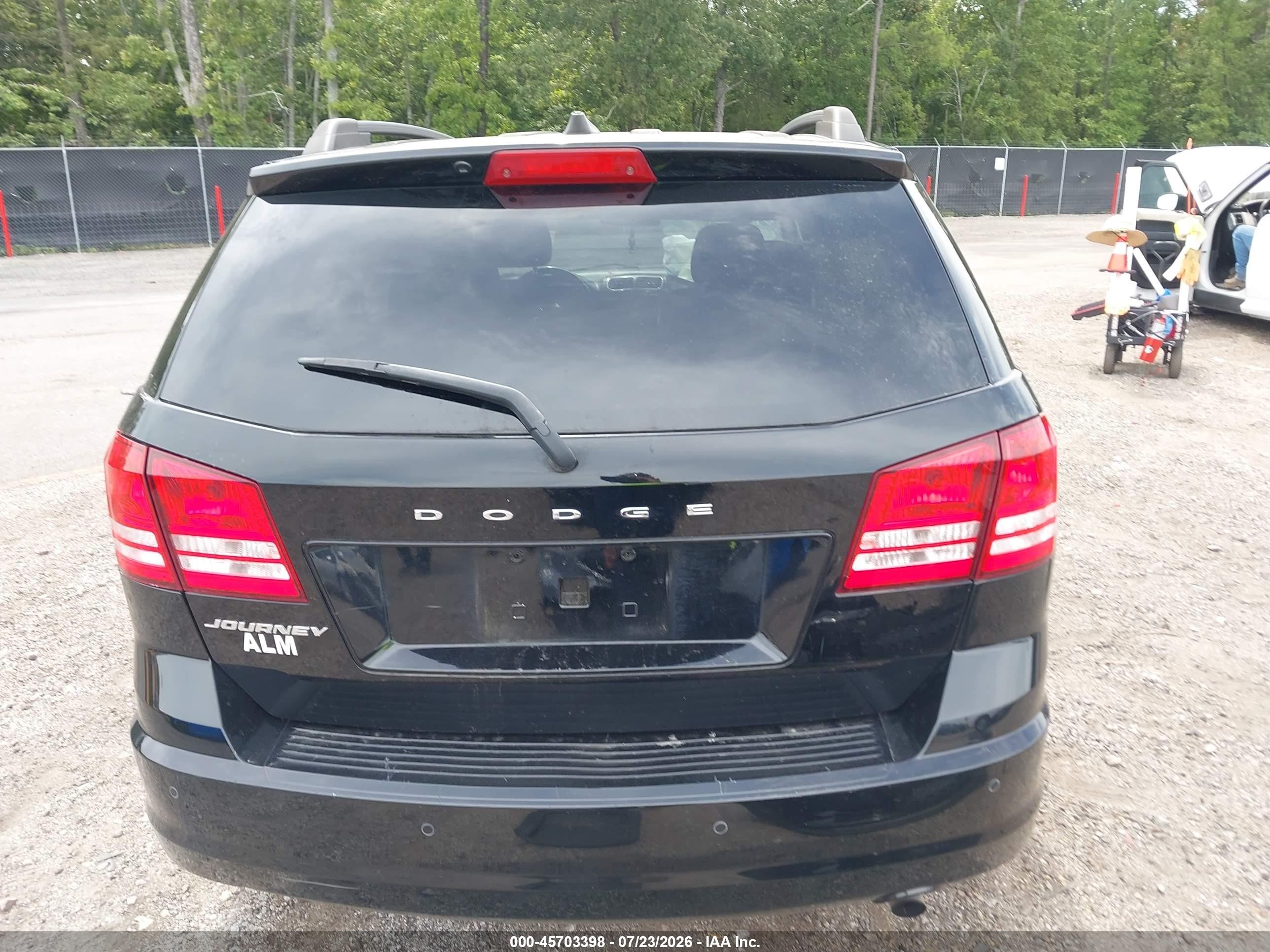 2020 Dodge Journey Se Value Black vin: 3C4PDCAB2LT271797