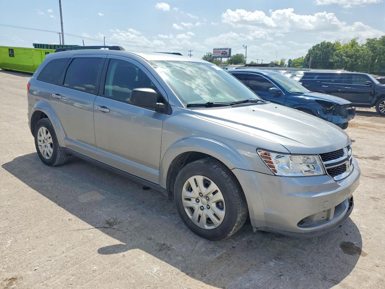 2020 Dodge Journey Se Silver vin: 3C4PDCAB2LT277891