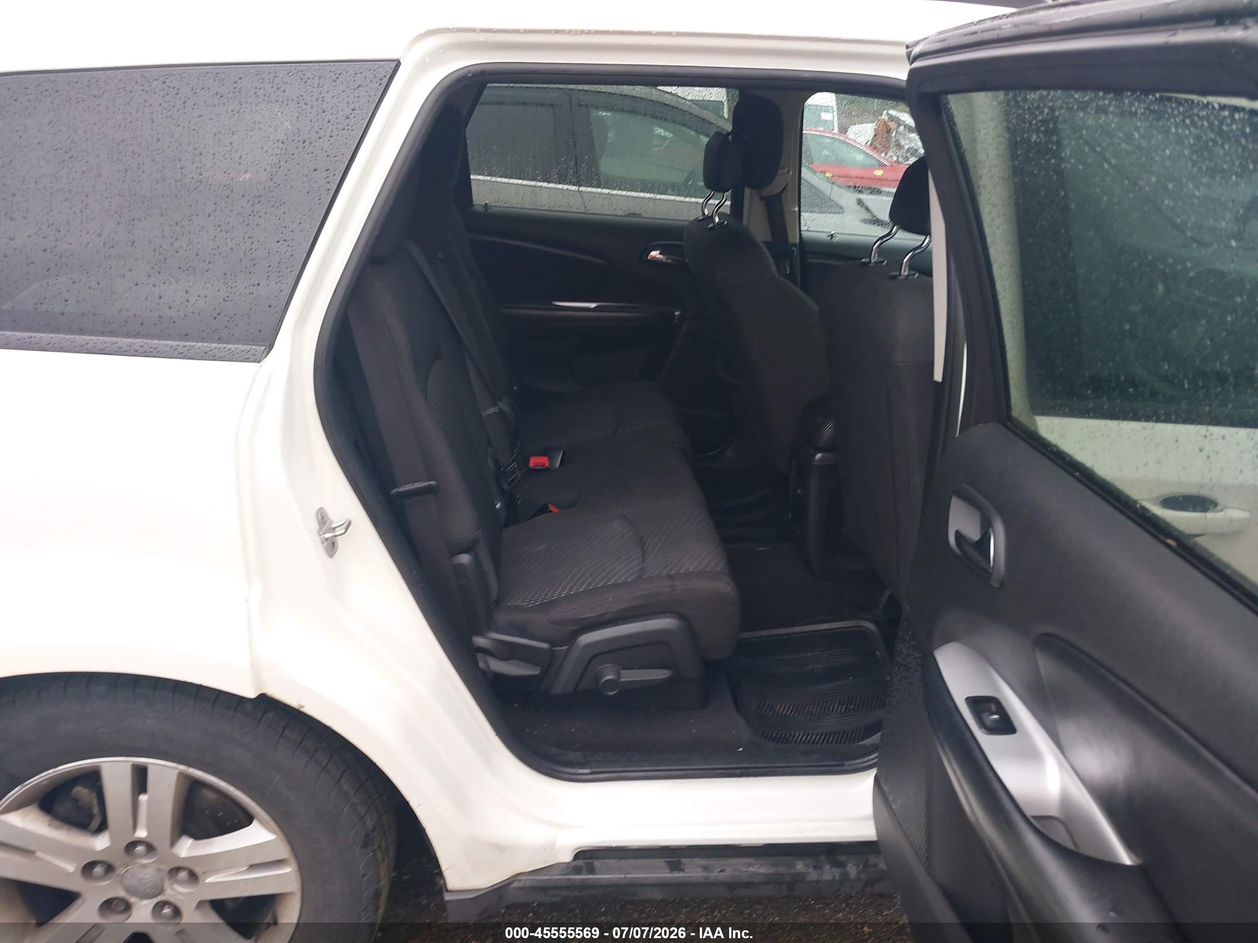 2012 Dodge Journey Se/avp White vin: 3C4PDCAB3CT236900