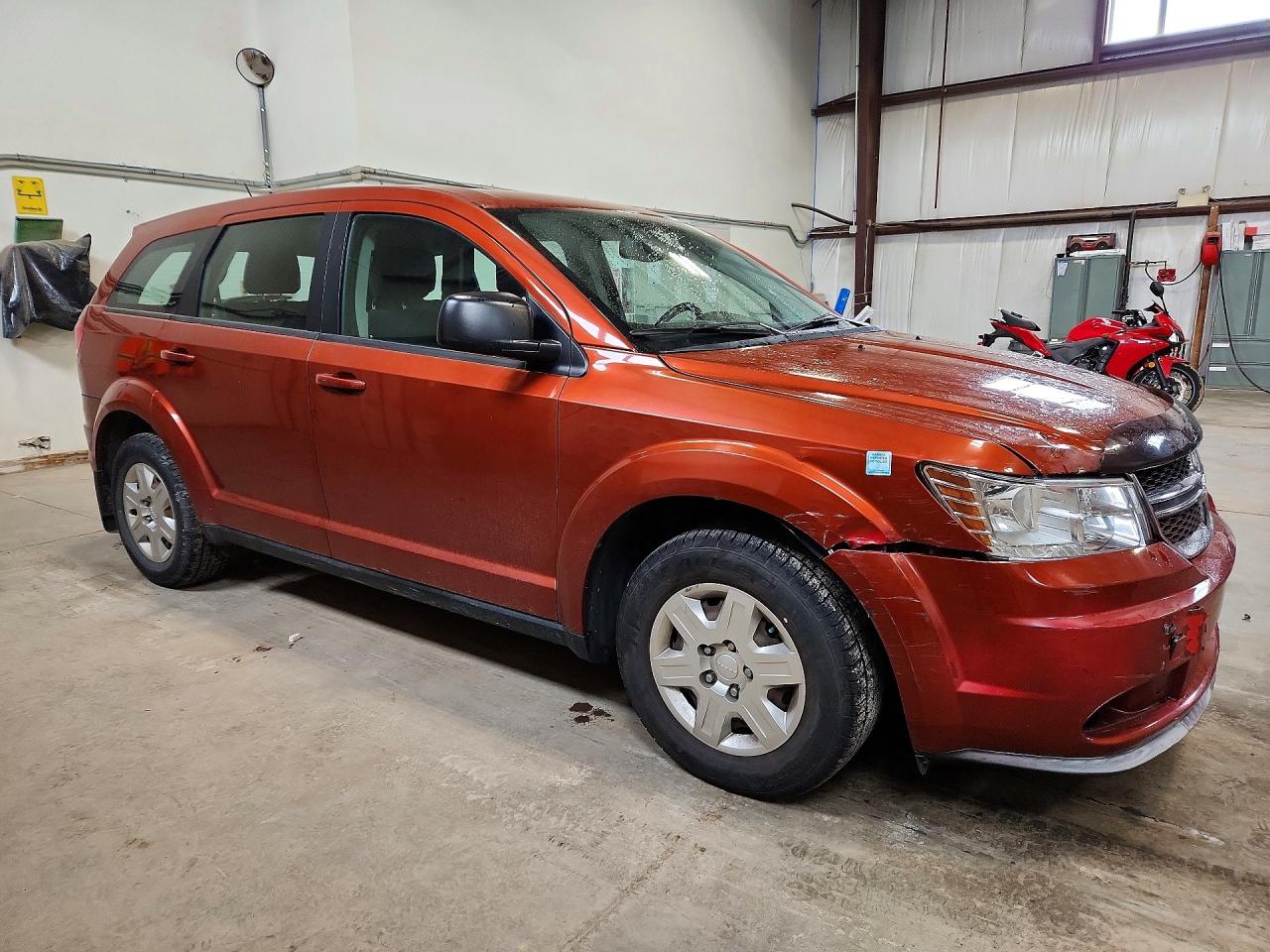 2012 Dodge Journey Se Orange vin: 3C4PDCAB3CT238226