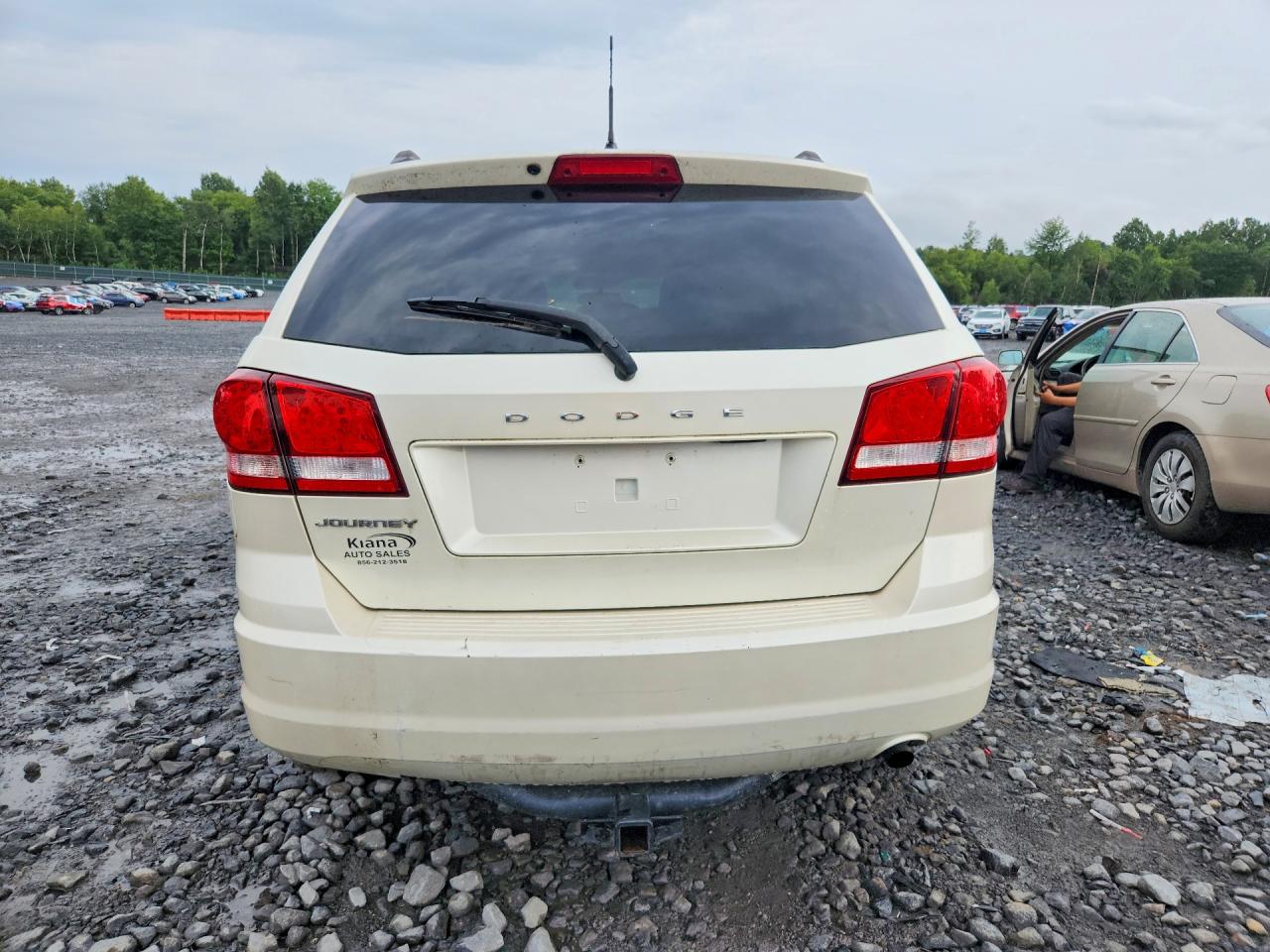 2013 Dodge Journey Se White vin: 3C4PDCAB3DT501820