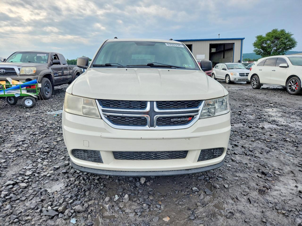 2013 Dodge Journey Se White vin: 3C4PDCAB3DT501820
