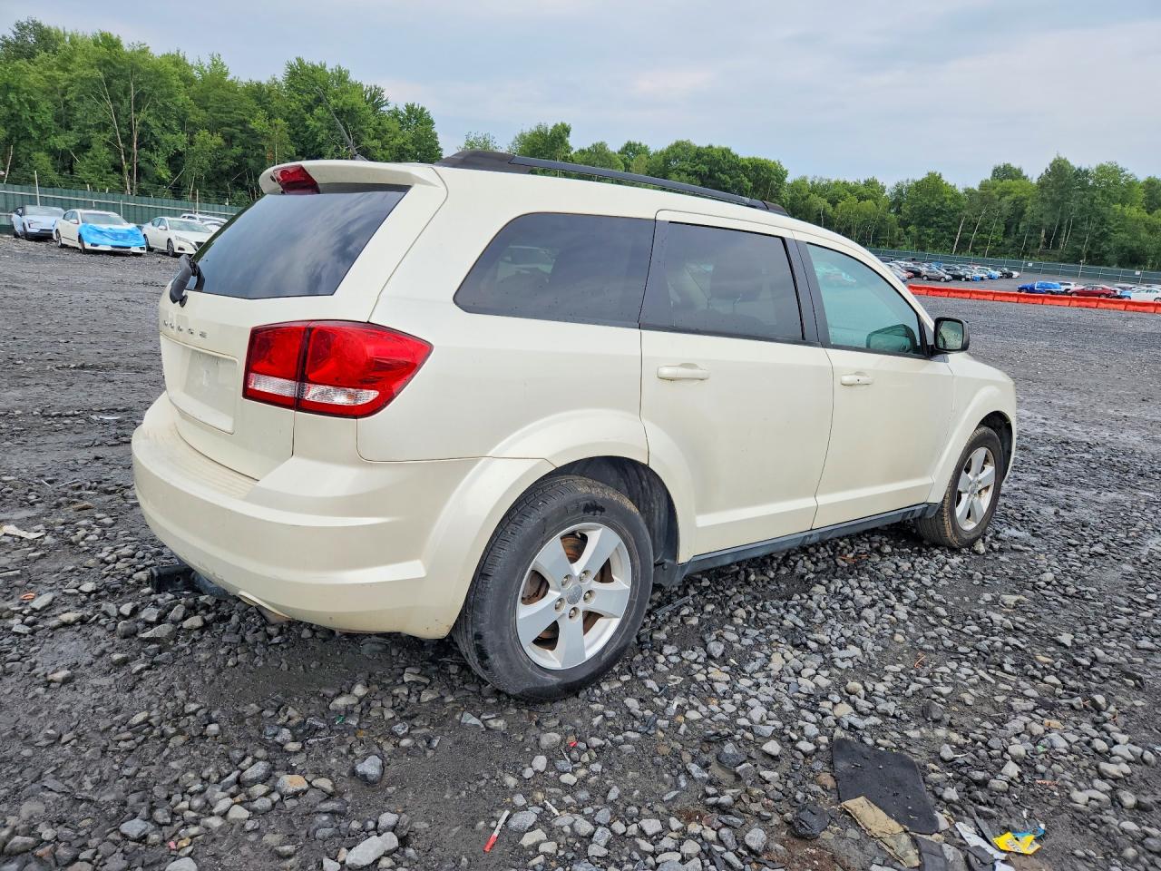 2013 Dodge Journey Se White vin: 3C4PDCAB3DT501820