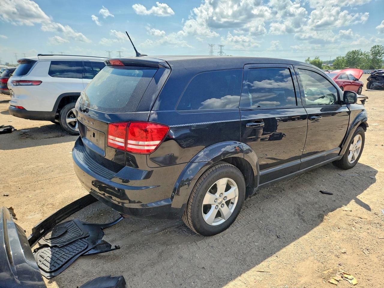 2013 Dodge Journey Se Black vin: 3C4PDCAB3DT556123