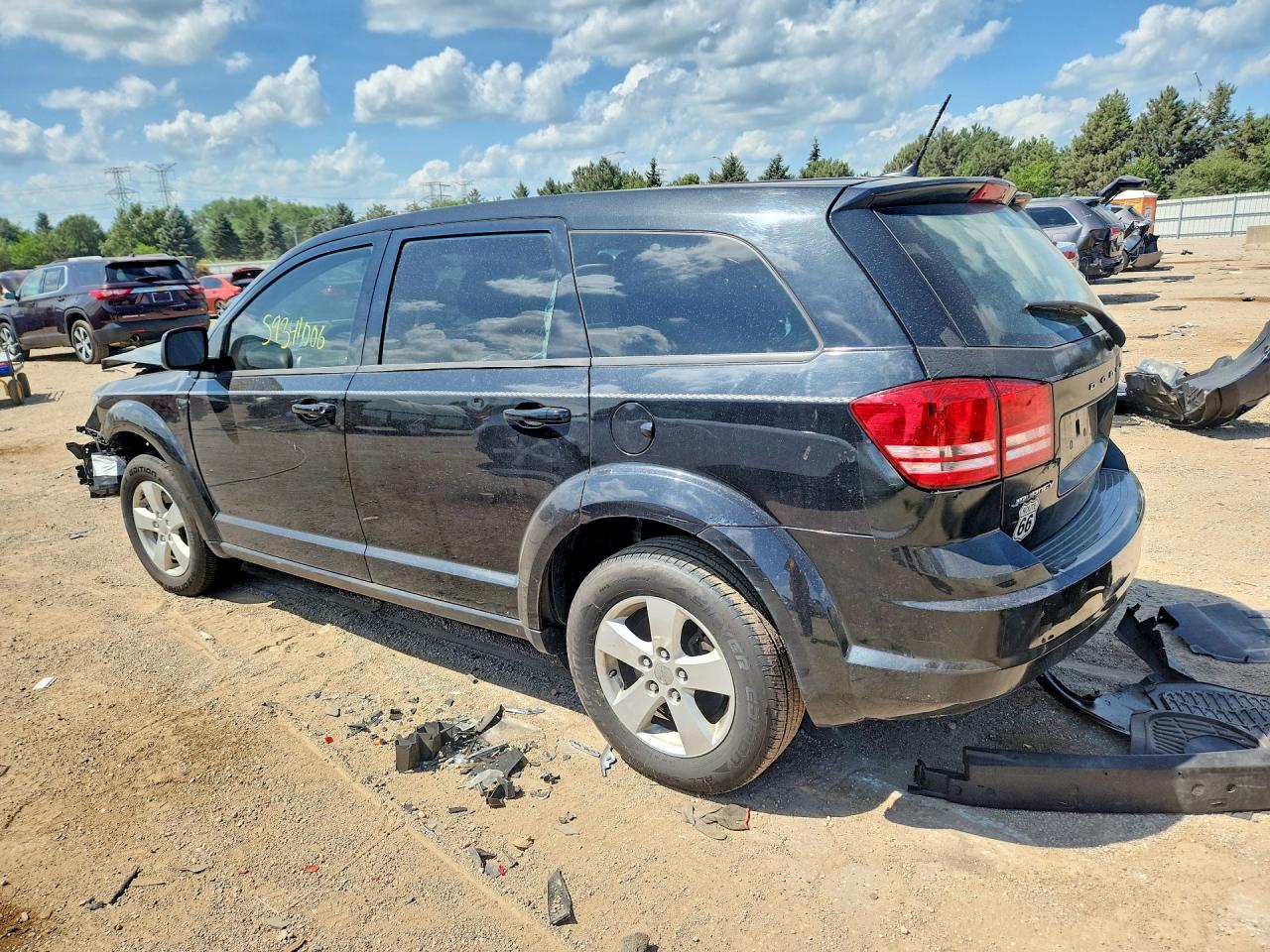 2013 Dodge Journey Se Black vin: 3C4PDCAB3DT556123