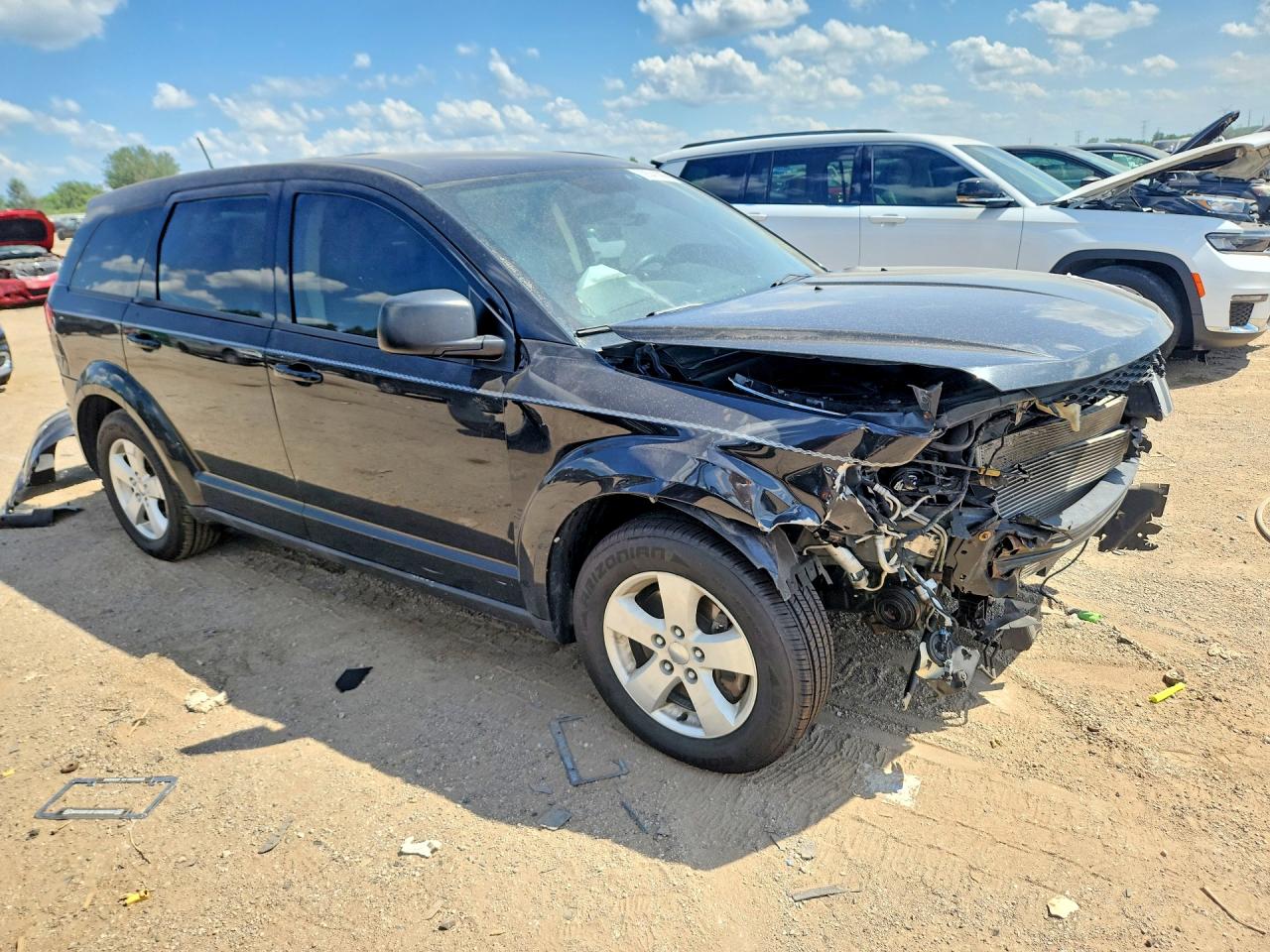2013 Dodge Journey Se Black vin: 3C4PDCAB3DT556123