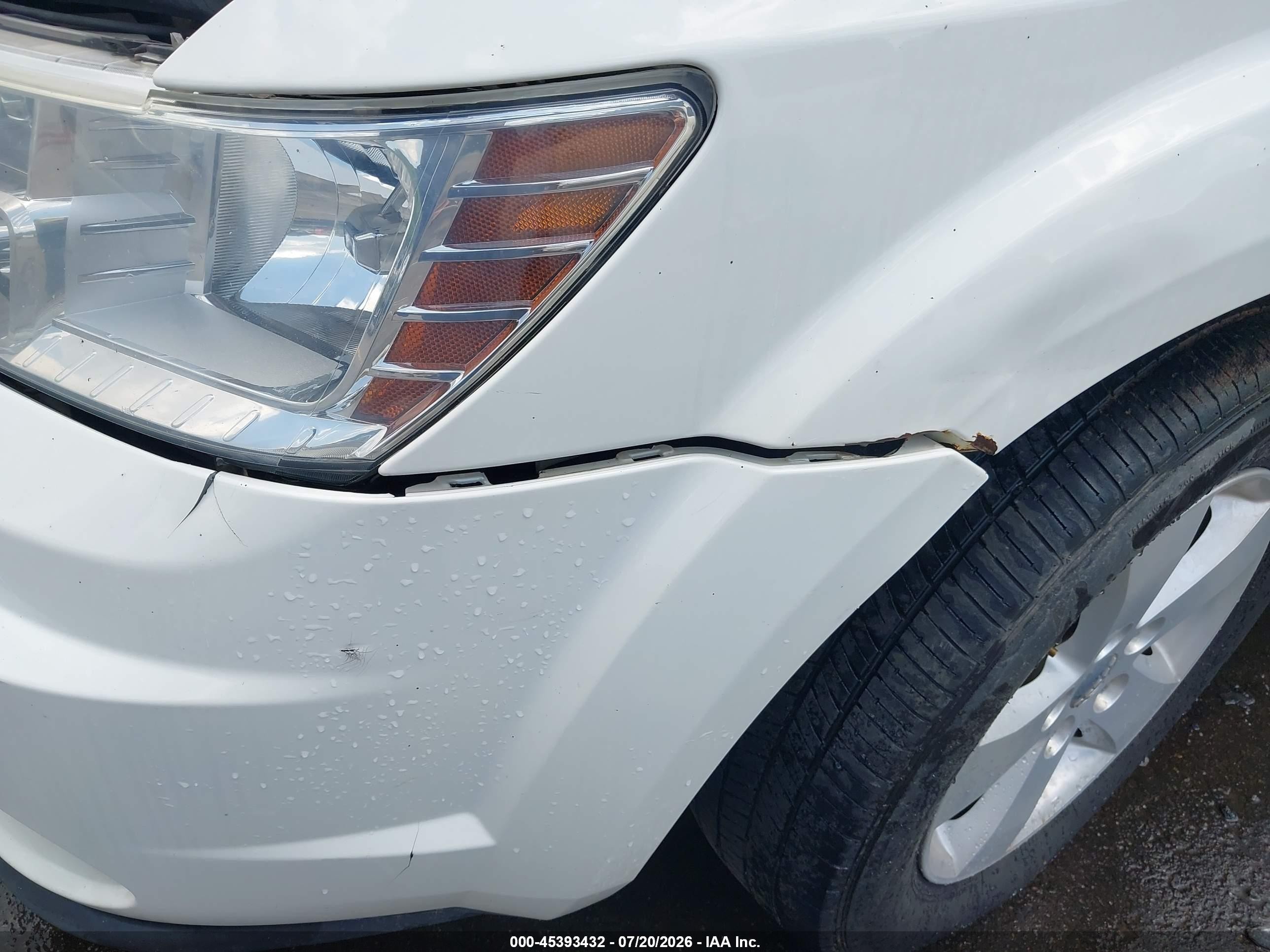2013 Dodge Journey Se White vin: 3C4PDCAB3DT584228