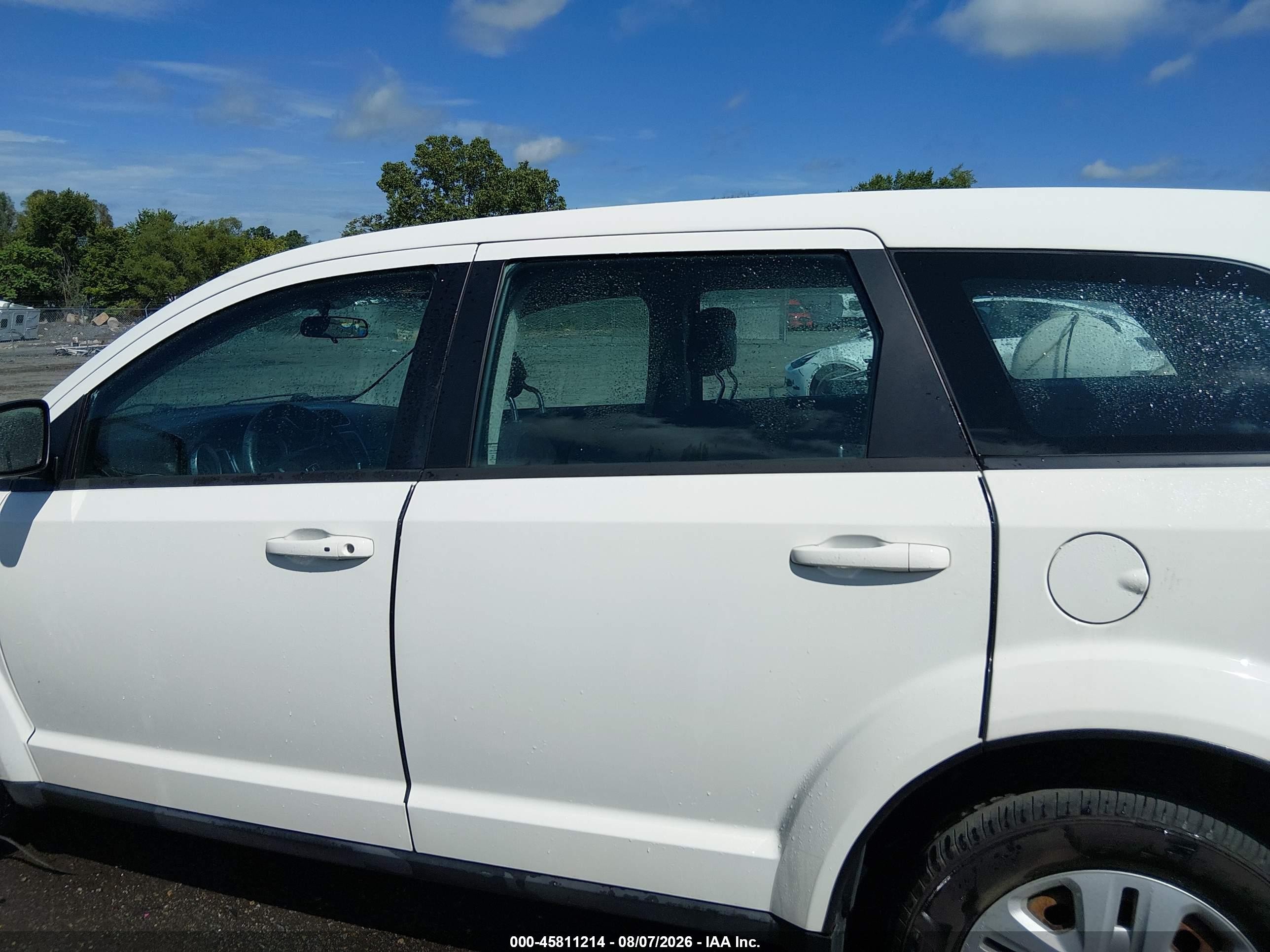 2014 Dodge Journey American Value Pkg Белый vin: 3C4PDCAB3ET101273