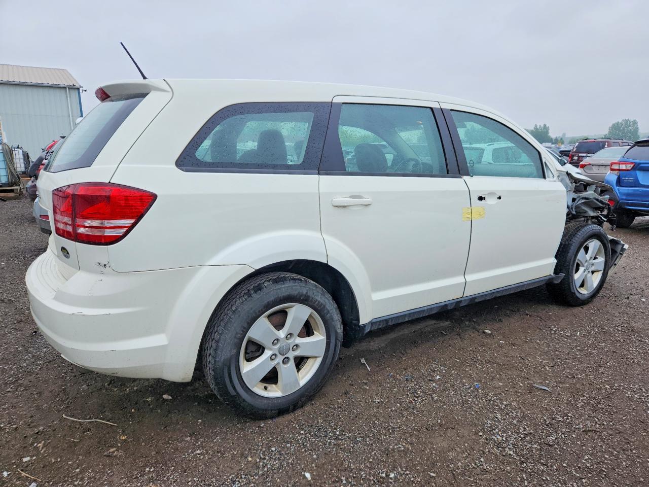 2014 Dodge Journey Se White vin: 3C4PDCAB3ET104562