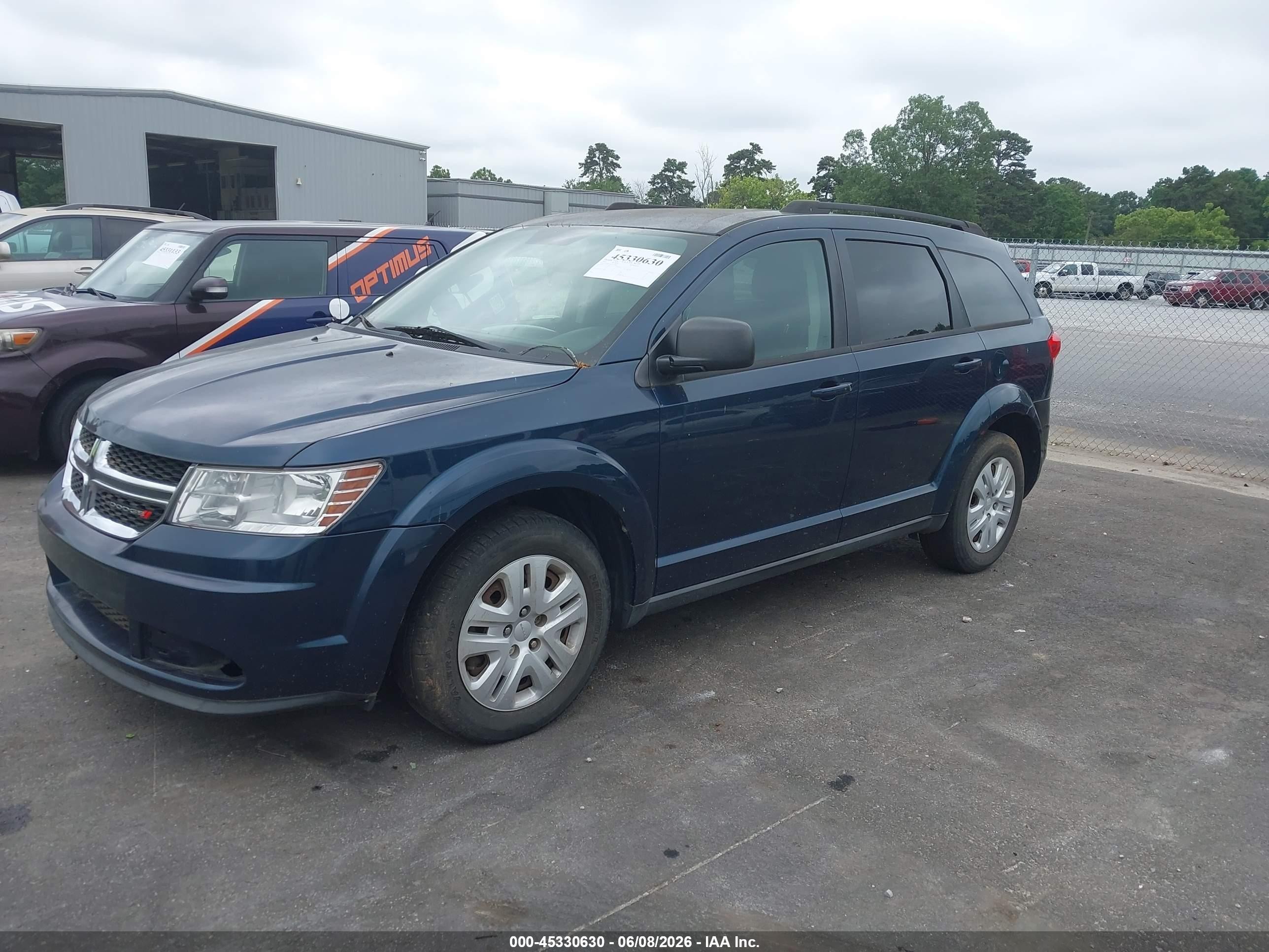 2014 Dodge Journey Se Синий vin: 3C4PDCAB3ET144026