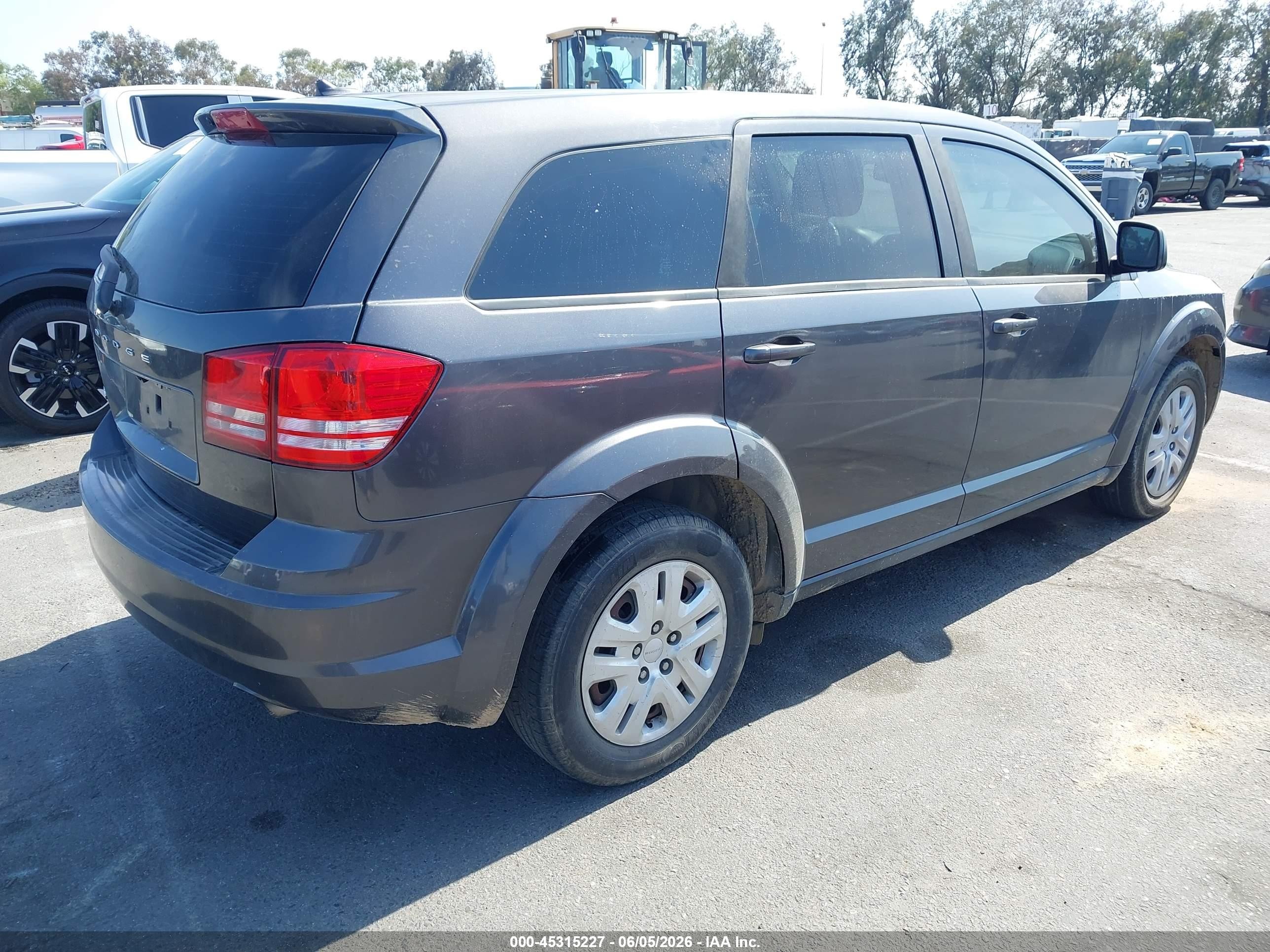 2014 Dodge Journey American Value Pkg Gray vin: 3C4PDCAB3ET192528