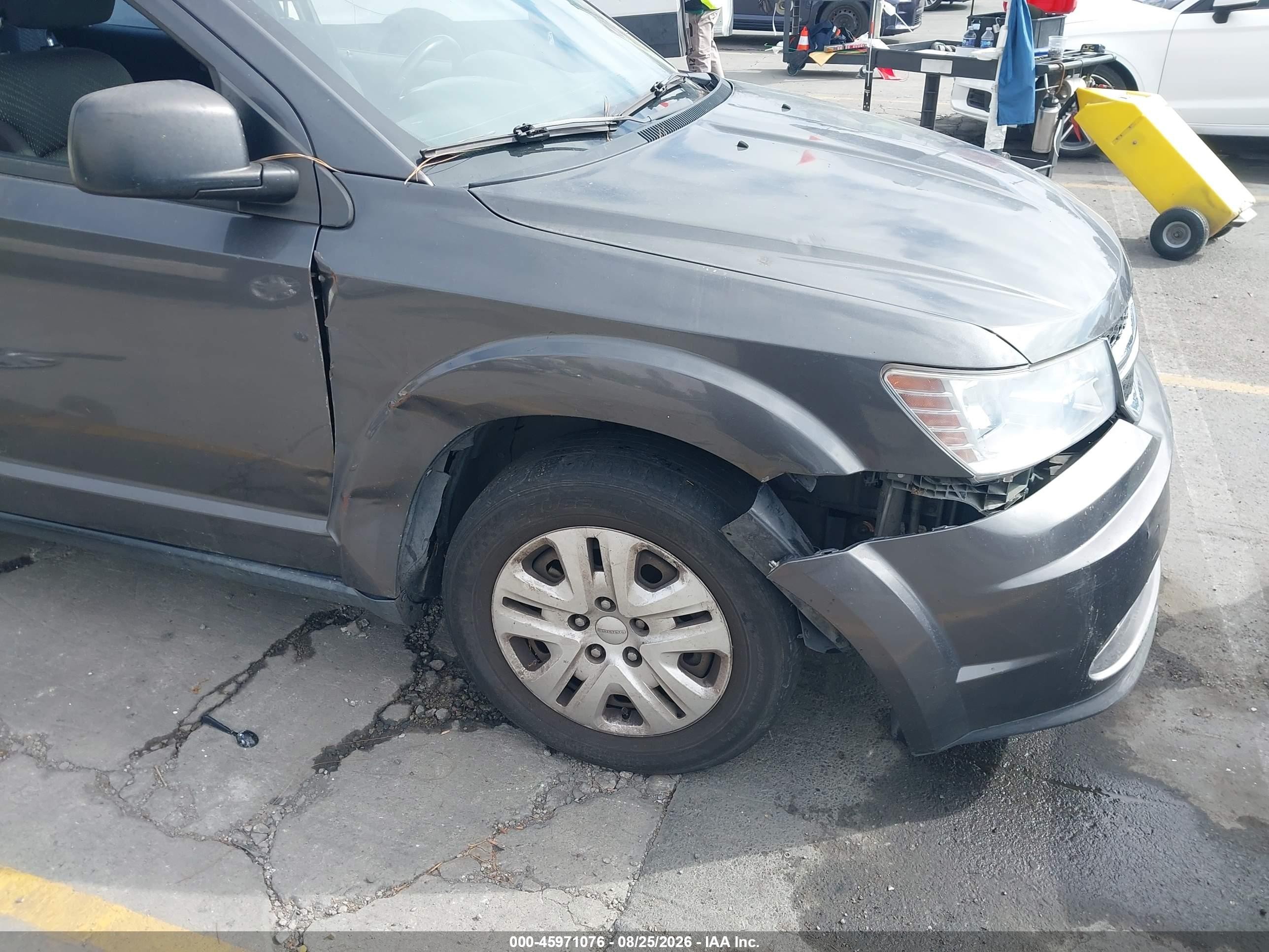 2014 Dodge Journey American Value Pkg Gray vin: 3C4PDCAB3ET202071