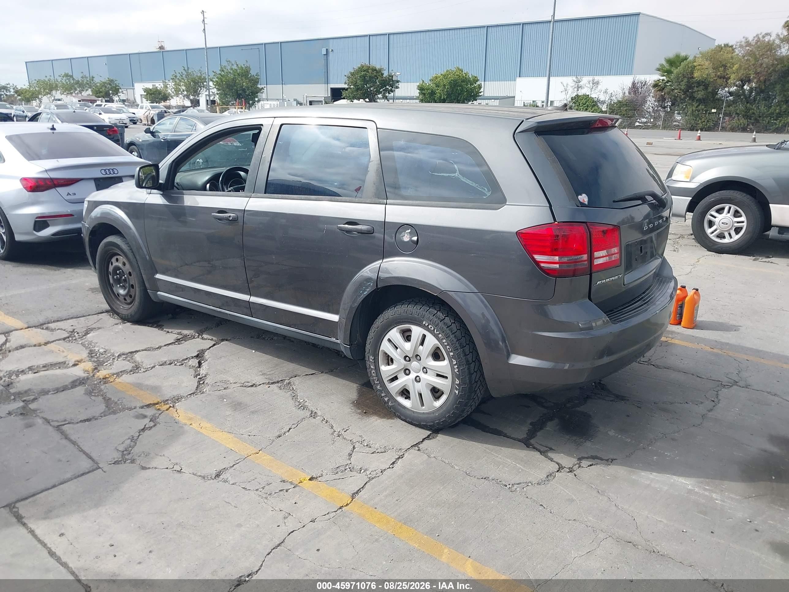 2014 Dodge Journey American Value Pkg Gray vin: 3C4PDCAB3ET202071
