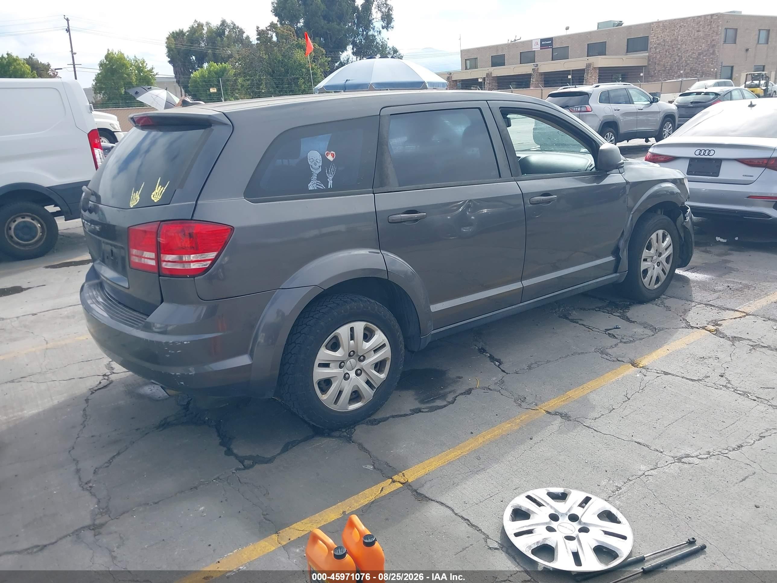 2014 Dodge Journey American Value Pkg Gray vin: 3C4PDCAB3ET202071