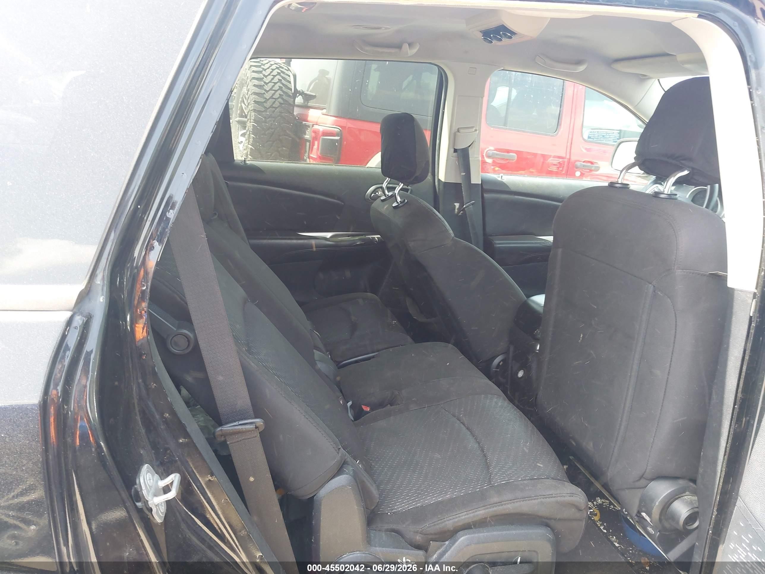 2014 Dodge Journey Se Black vin: 3C4PDCAB3ET203642
