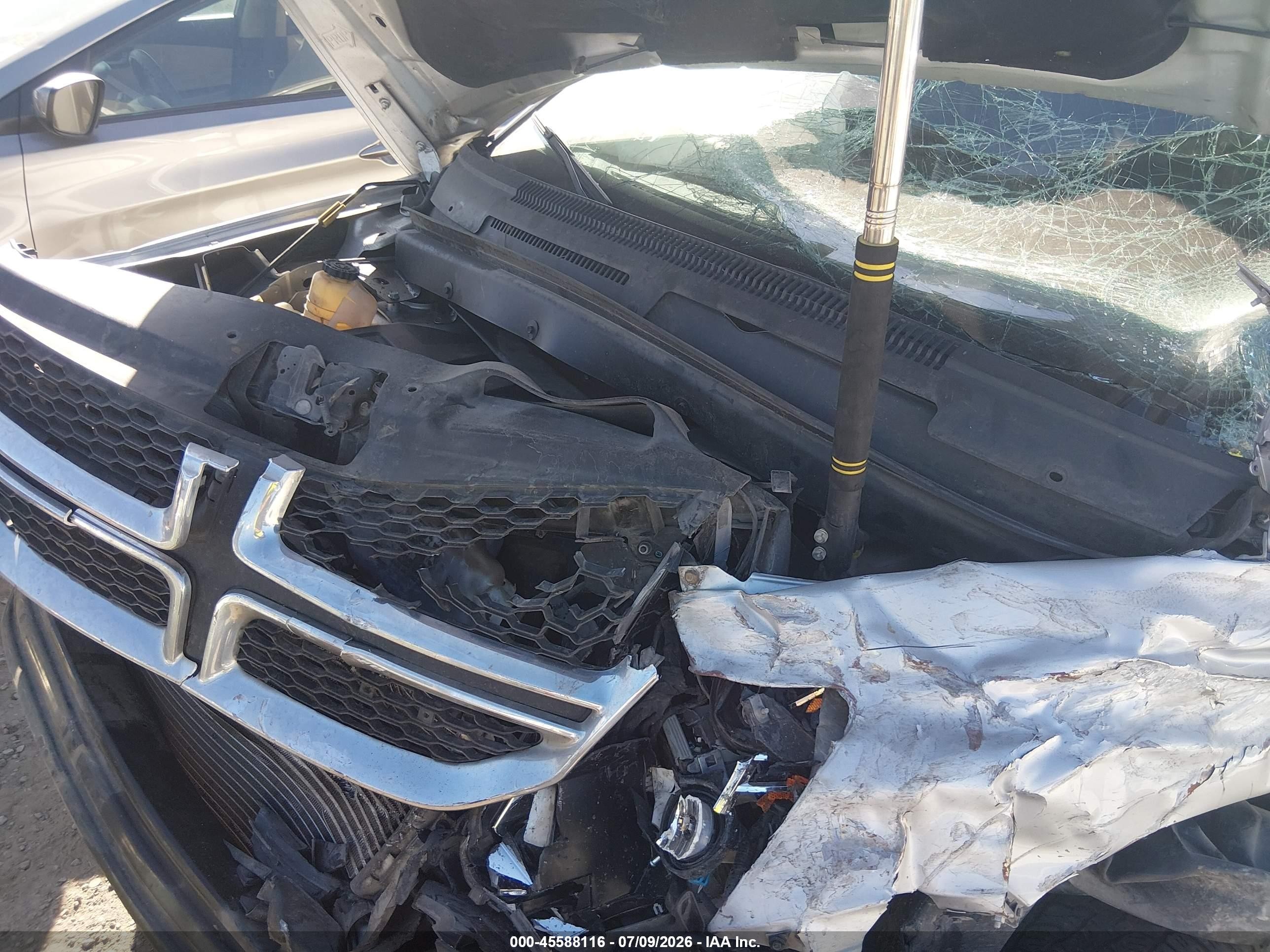 2014 Dodge Journey American Value Pkg Silver vin: 3C4PDCAB3ET217797