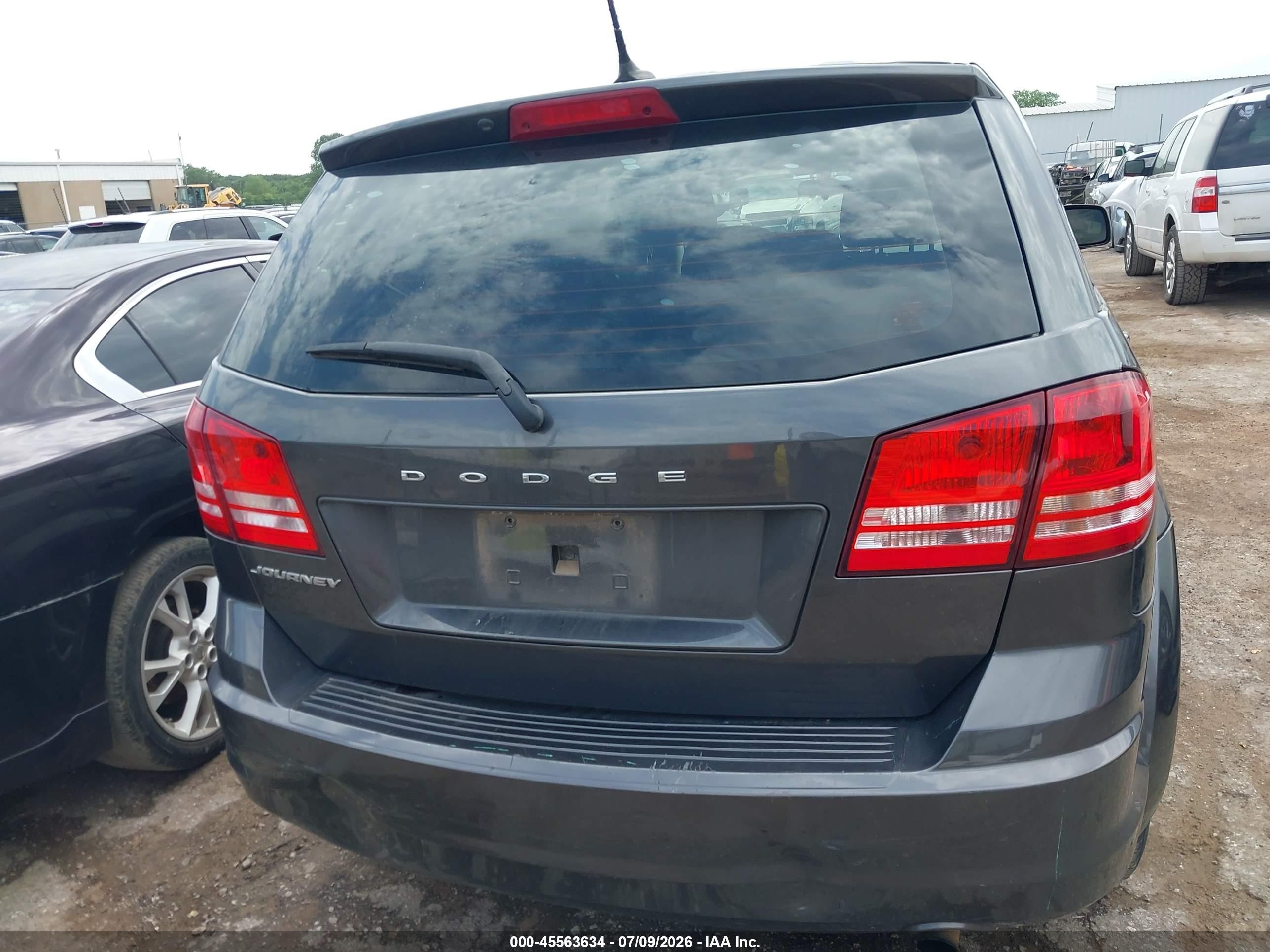 2014 Dodge Journey American Value Pkg Gray vin: 3C4PDCAB3ET257152