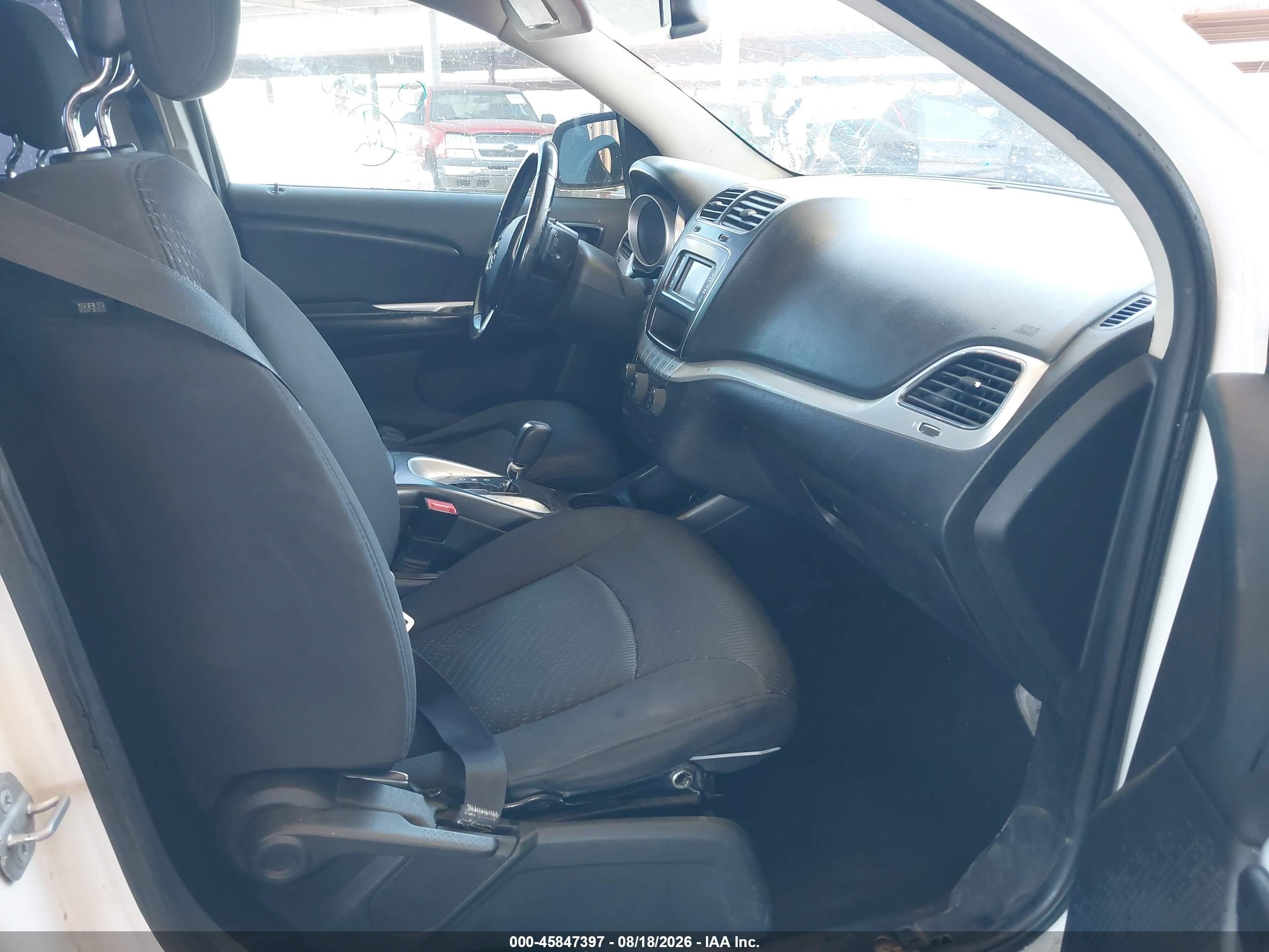 2014 Dodge Journey American Value Pkg White vin: 3C4PDCAB3ET259189