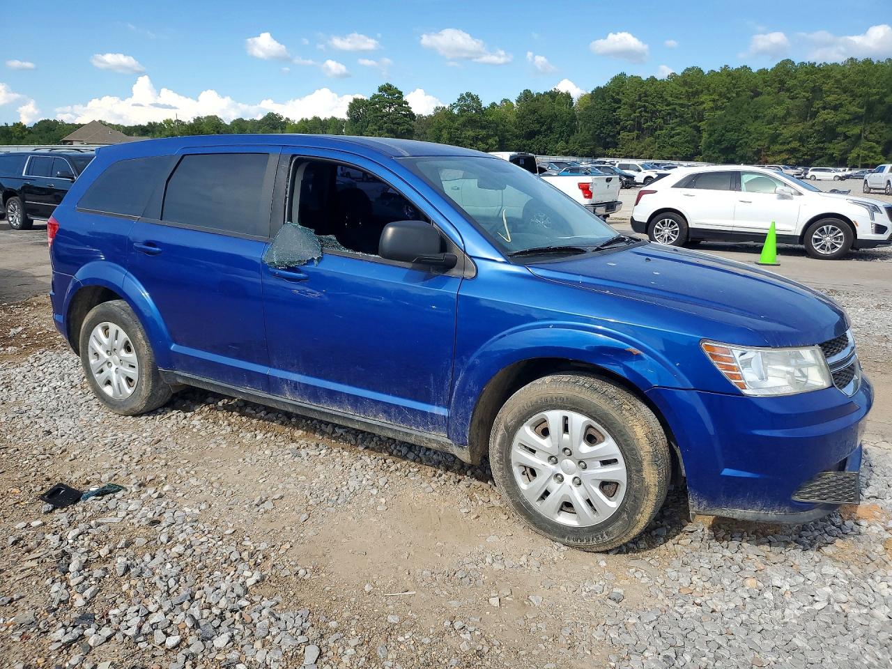 2015 Dodge Journey Se Blue vin: 3C4PDCAB3FT548025