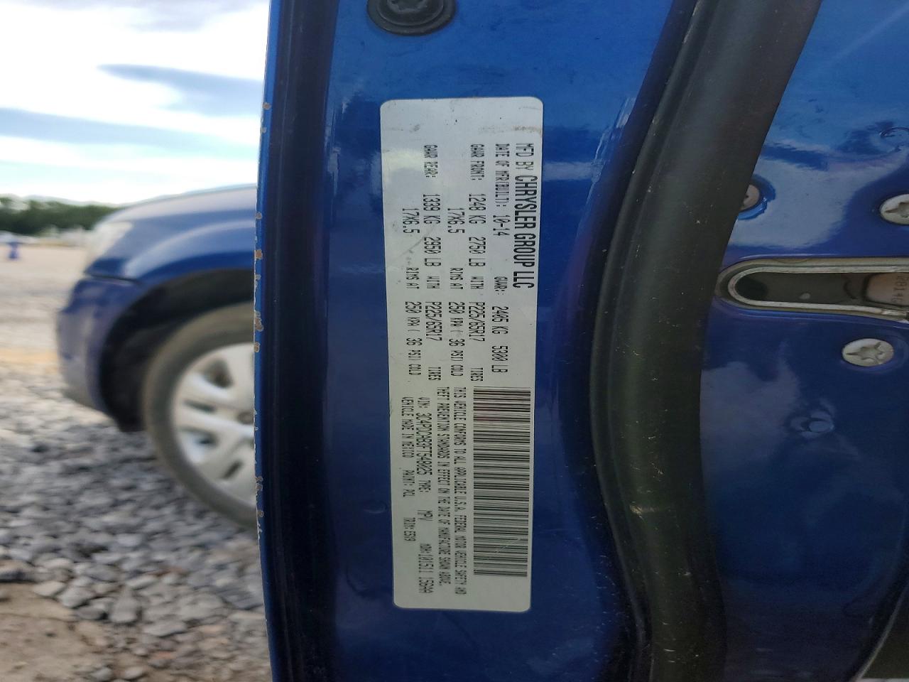 2015 Dodge Journey Se Blue vin: 3C4PDCAB3FT548025