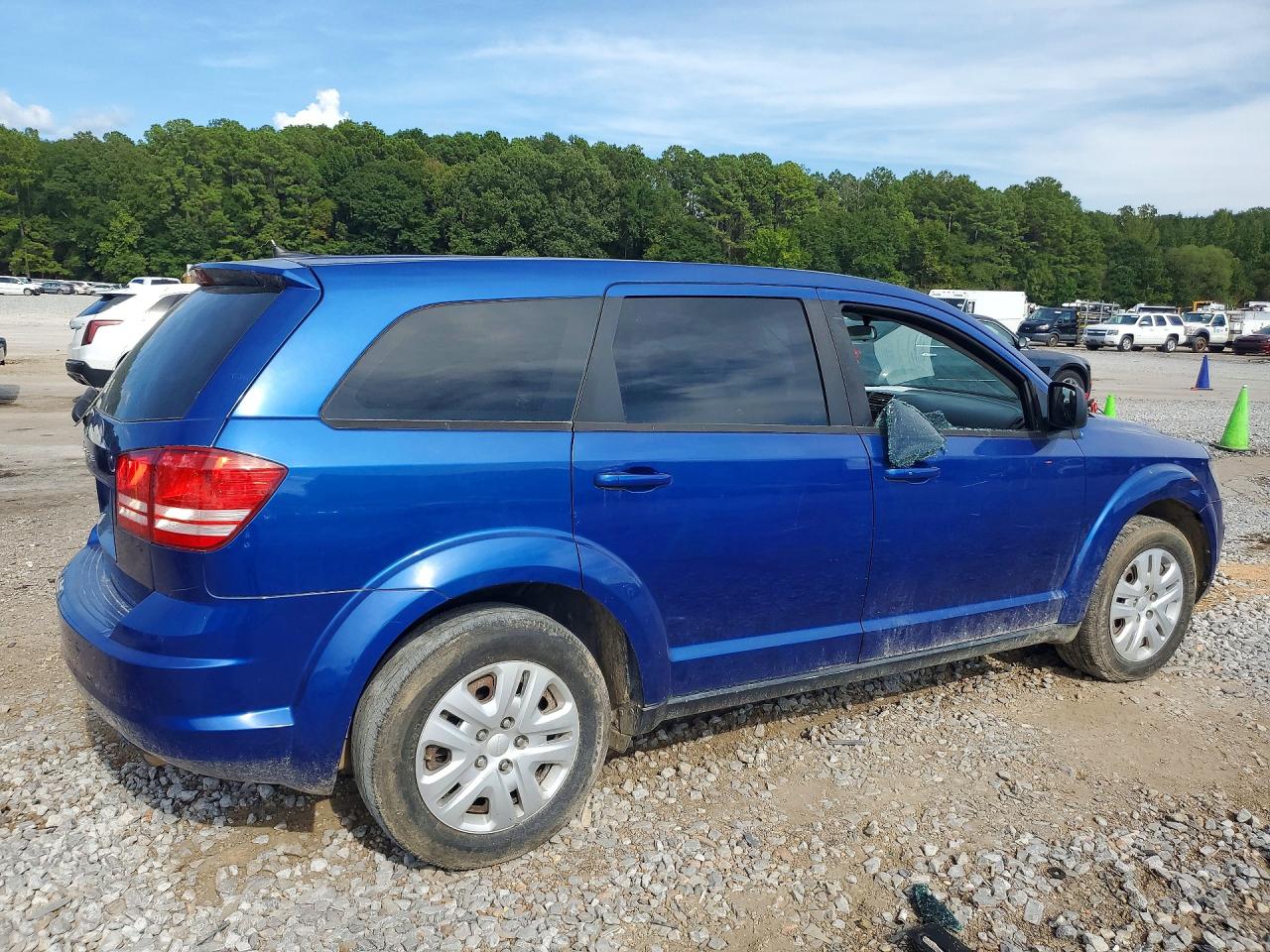 2015 Dodge Journey Se Blue vin: 3C4PDCAB3FT548025