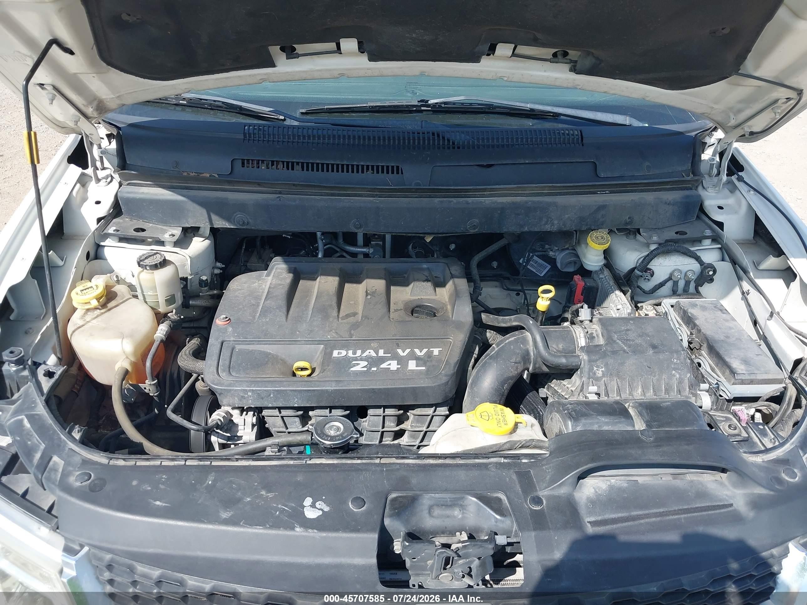 2015 Dodge Journey Se Белый vin: 3C4PDCAB3FT556772