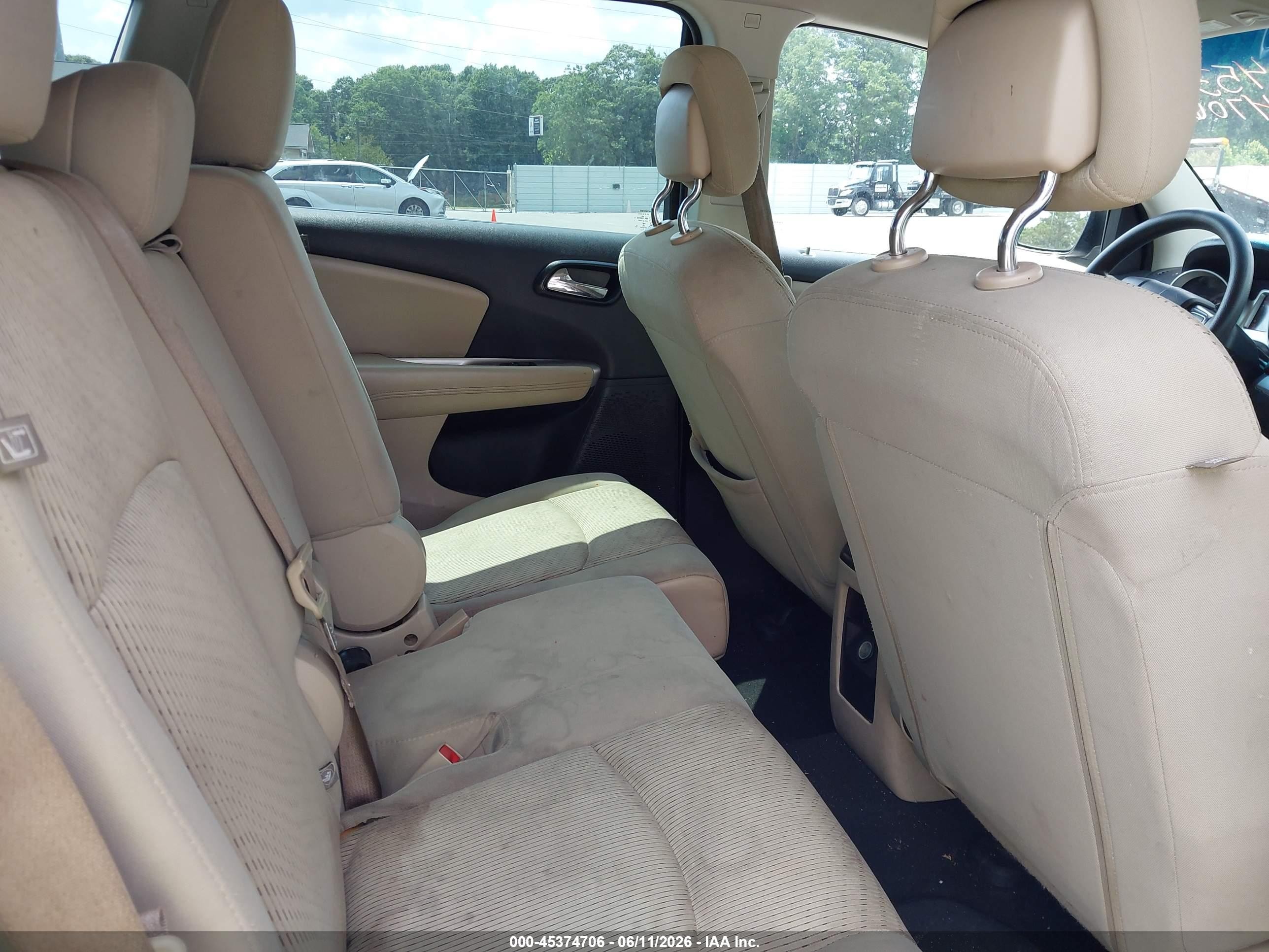 2015 Dodge Journey American Value Pkg White vin: 3C4PDCAB3FT587861