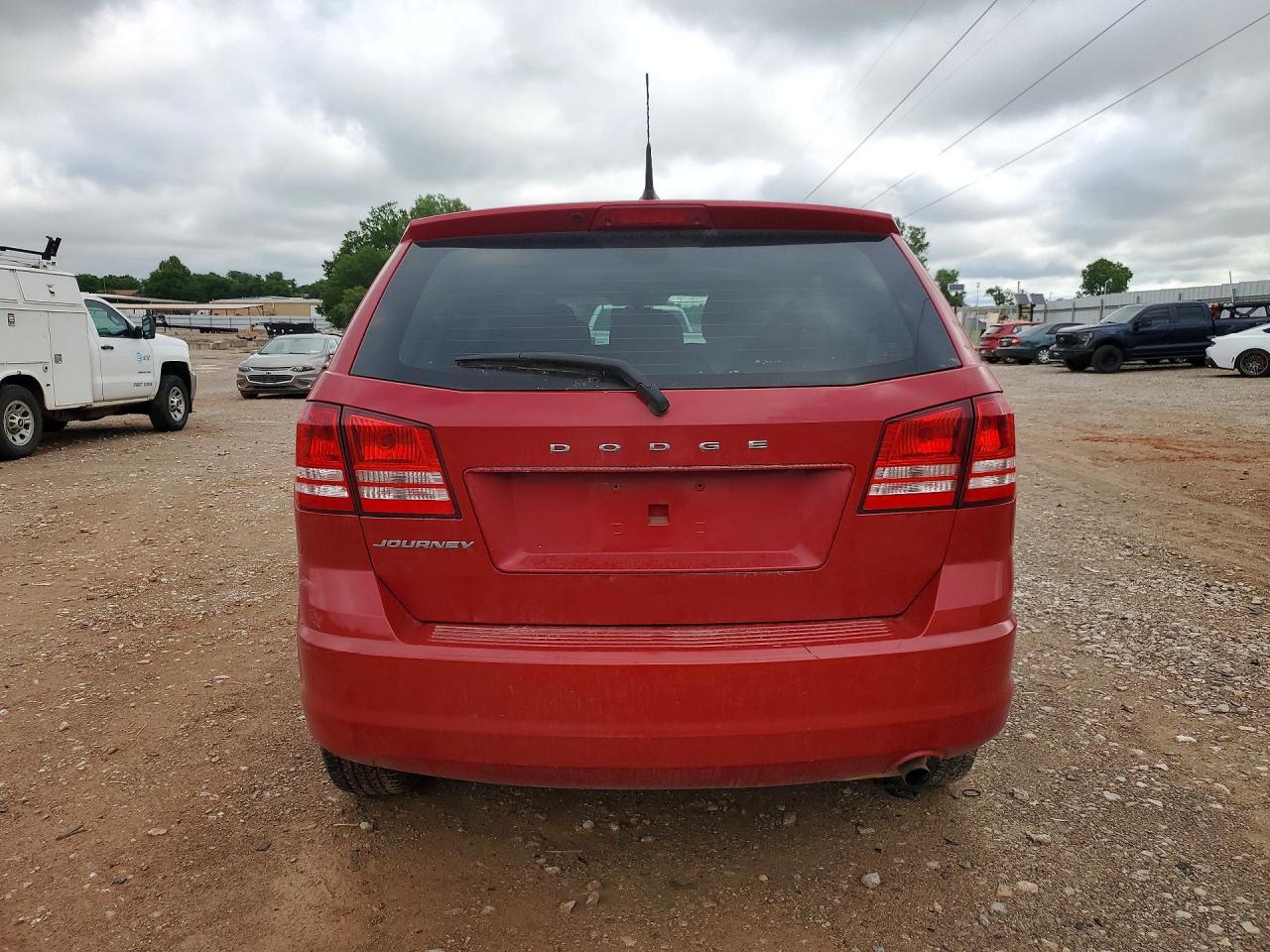 2015 Dodge Journey Se Red vin: 3C4PDCAB3FT592607