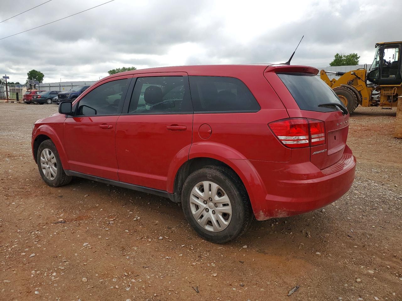 2015 Dodge Journey Se Red vin: 3C4PDCAB3FT592607