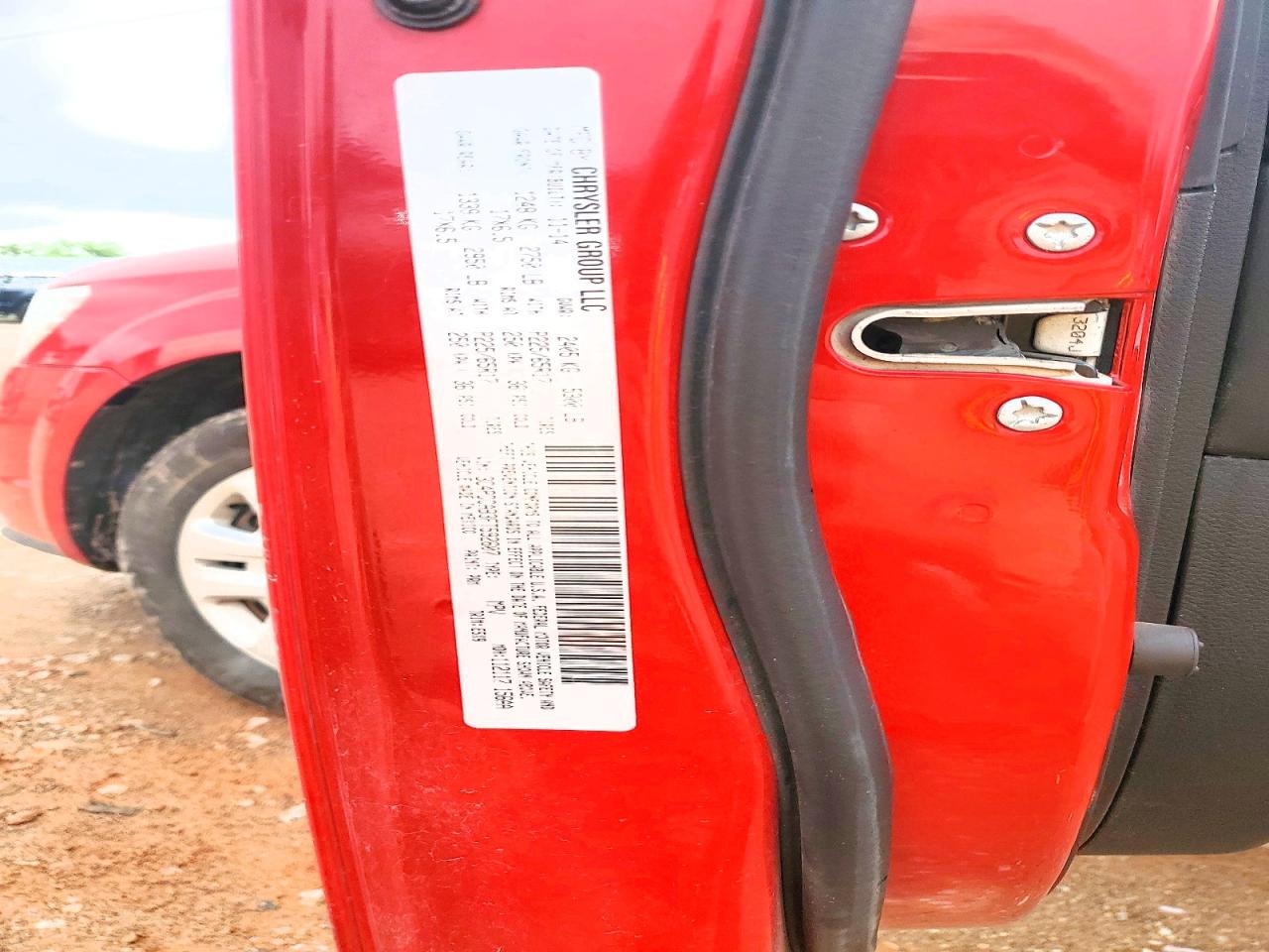 2015 Dodge Journey Se Red vin: 3C4PDCAB3FT592607