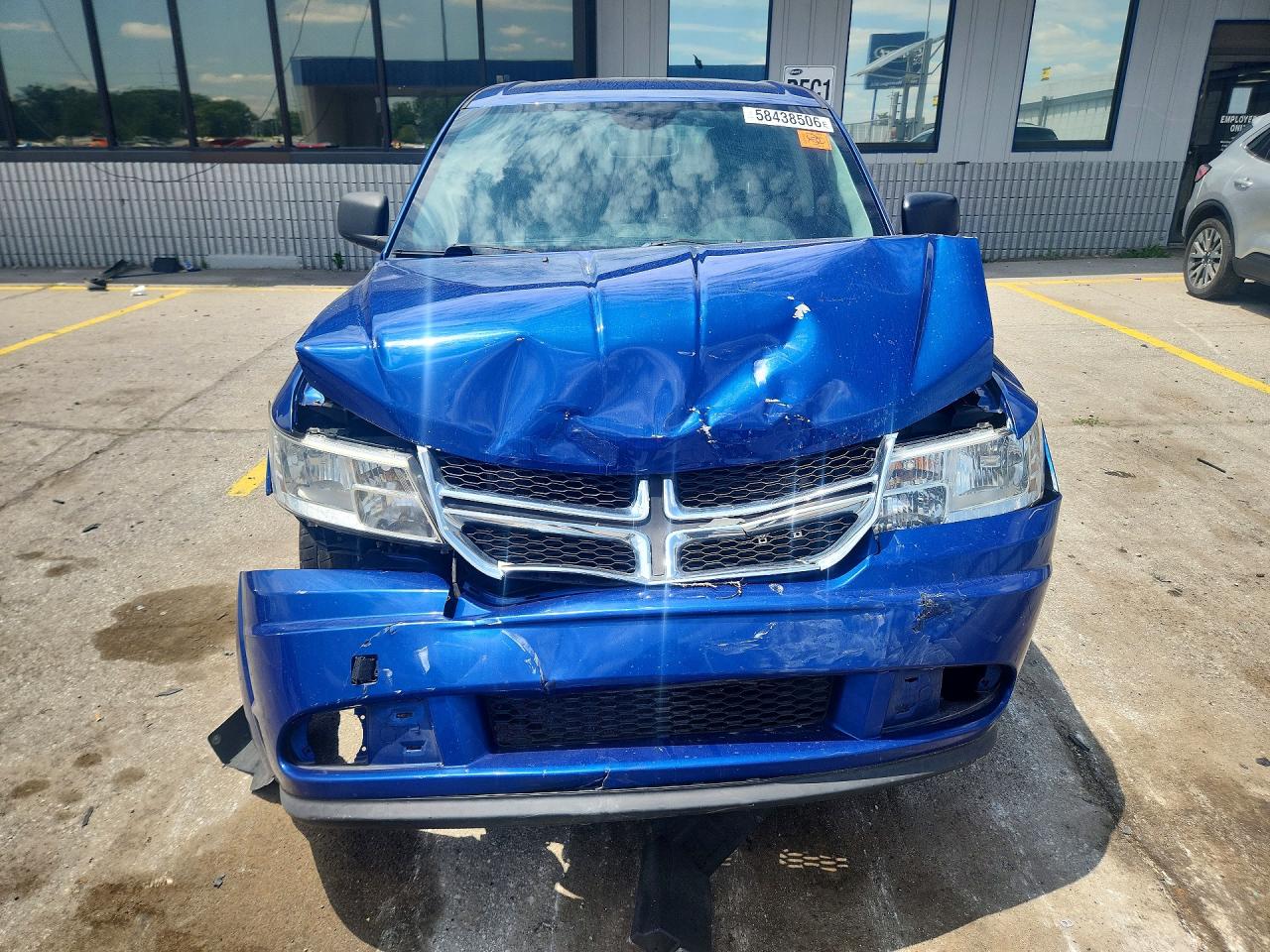 2015 Dodge Journey Se Blue vin: 3C4PDCAB3FT595958