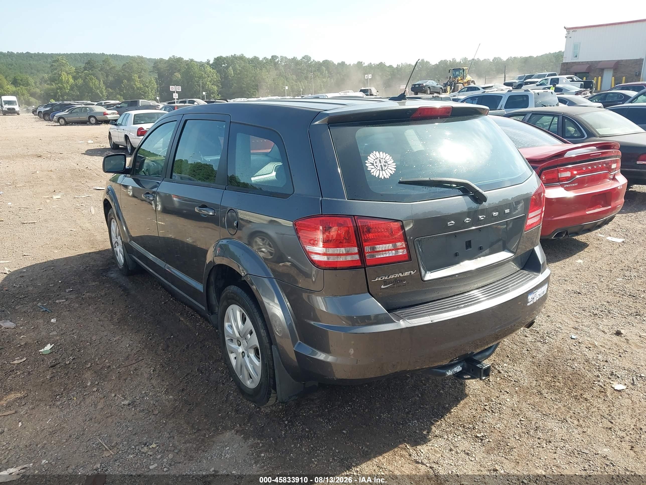 2015 Dodge Journey American Value Pkg Gray vin: 3C4PDCAB3FT650201