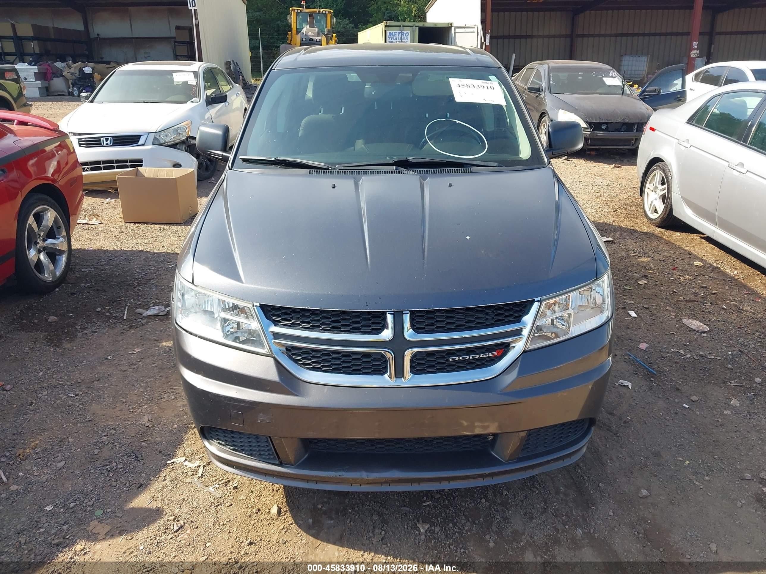 2015 Dodge Journey American Value Pkg Gray vin: 3C4PDCAB3FT650201