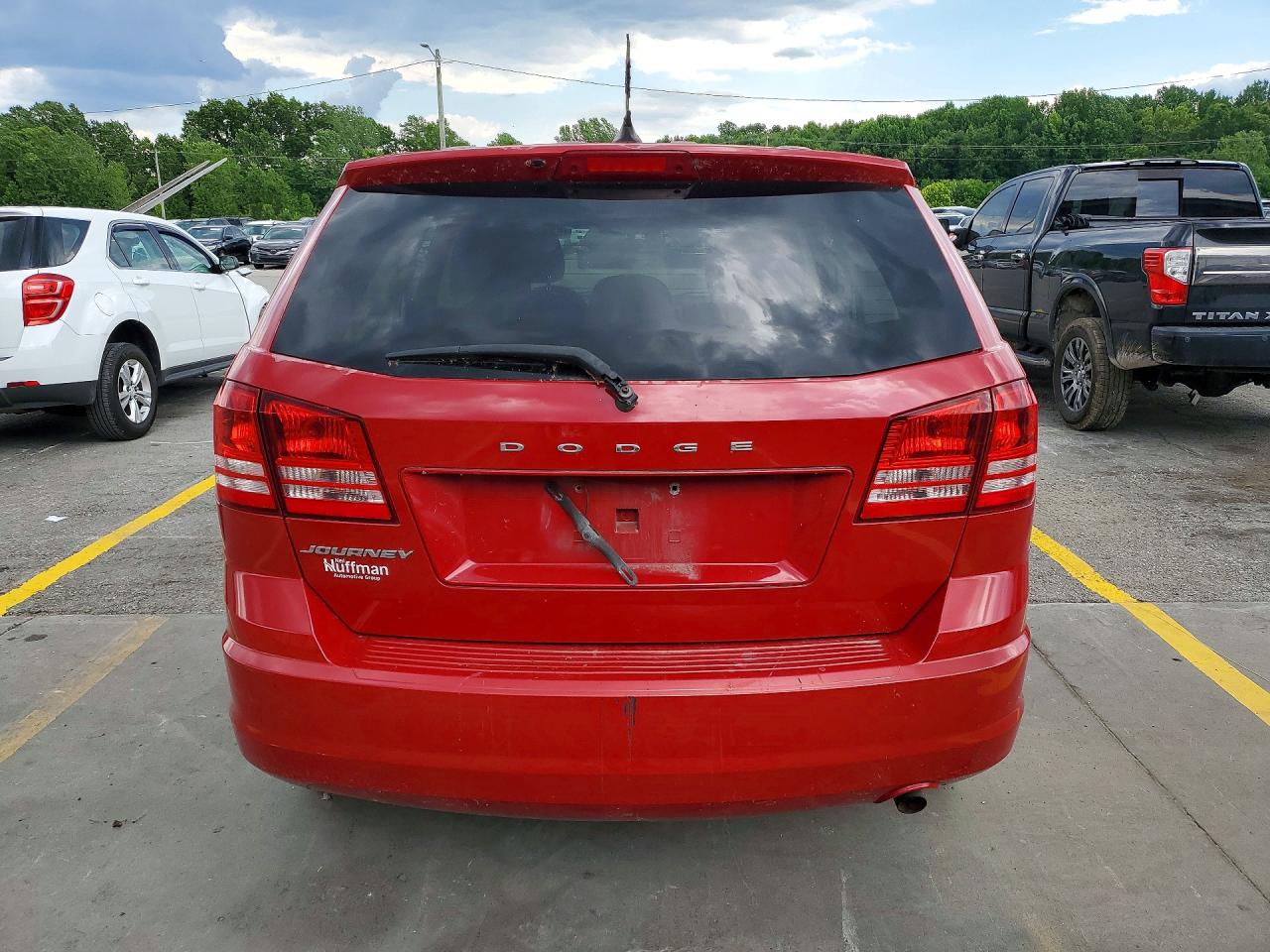 2015 Dodge Journey Se Red vin: 3C4PDCAB3FT719016