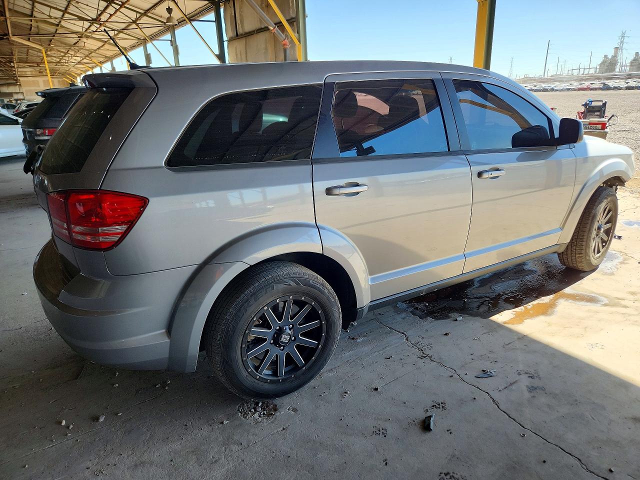 2015 Dodge Journey Se Silver vin: 3C4PDCAB3FT728444