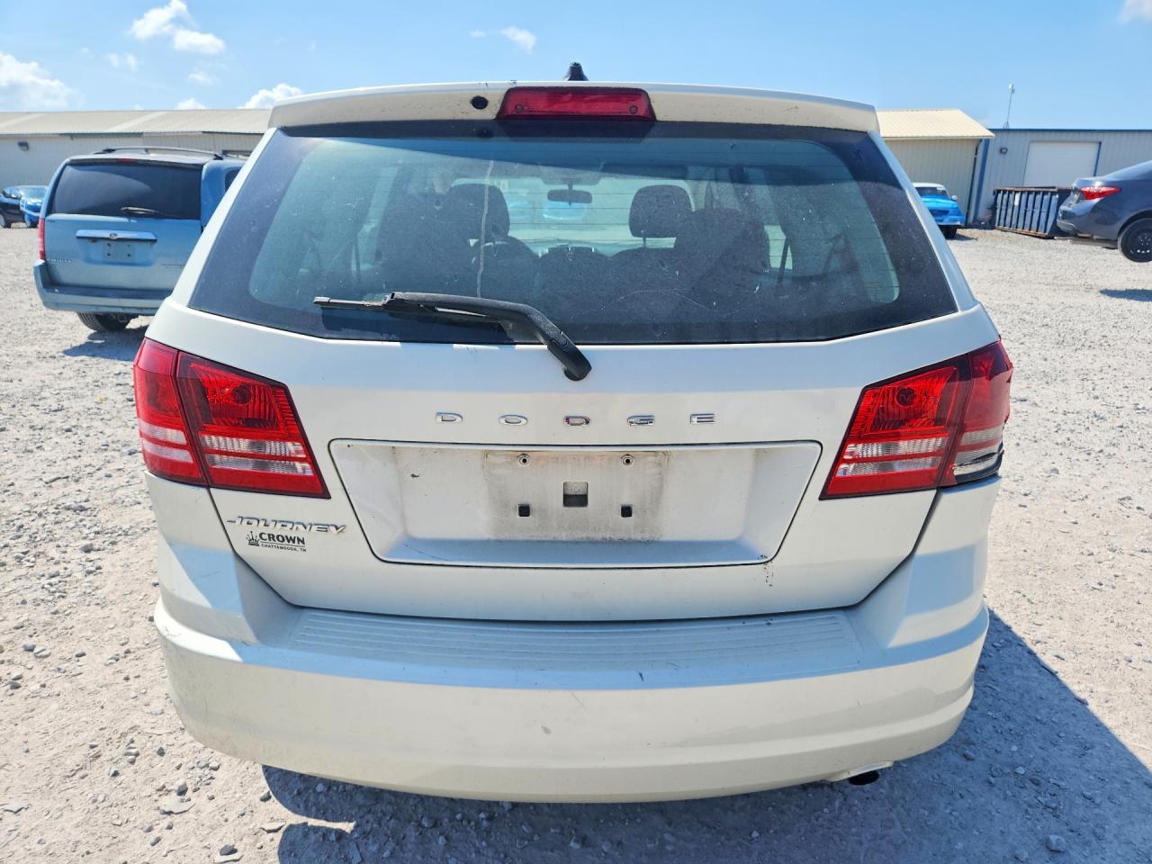 2015 Dodge Journey Se White vin: 3C4PDCAB3FT748323