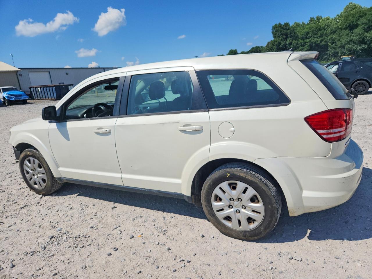 2015 Dodge Journey Se White vin: 3C4PDCAB3FT748323