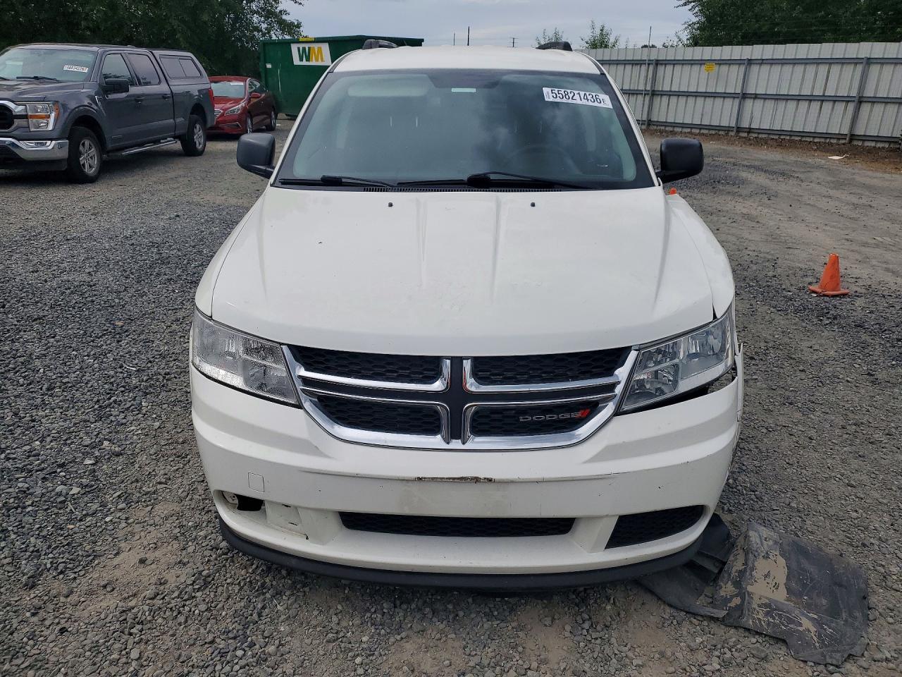 2017 Dodge Journey Se White vin: 3C4PDCAB3HT694685