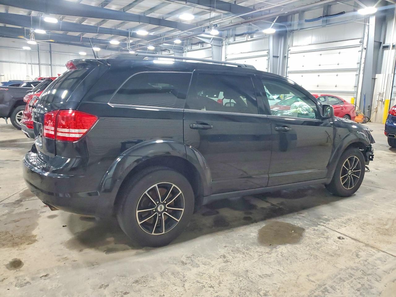 2018 Dodge Journey Se Black vin: 3C4PDCAB3JT507712